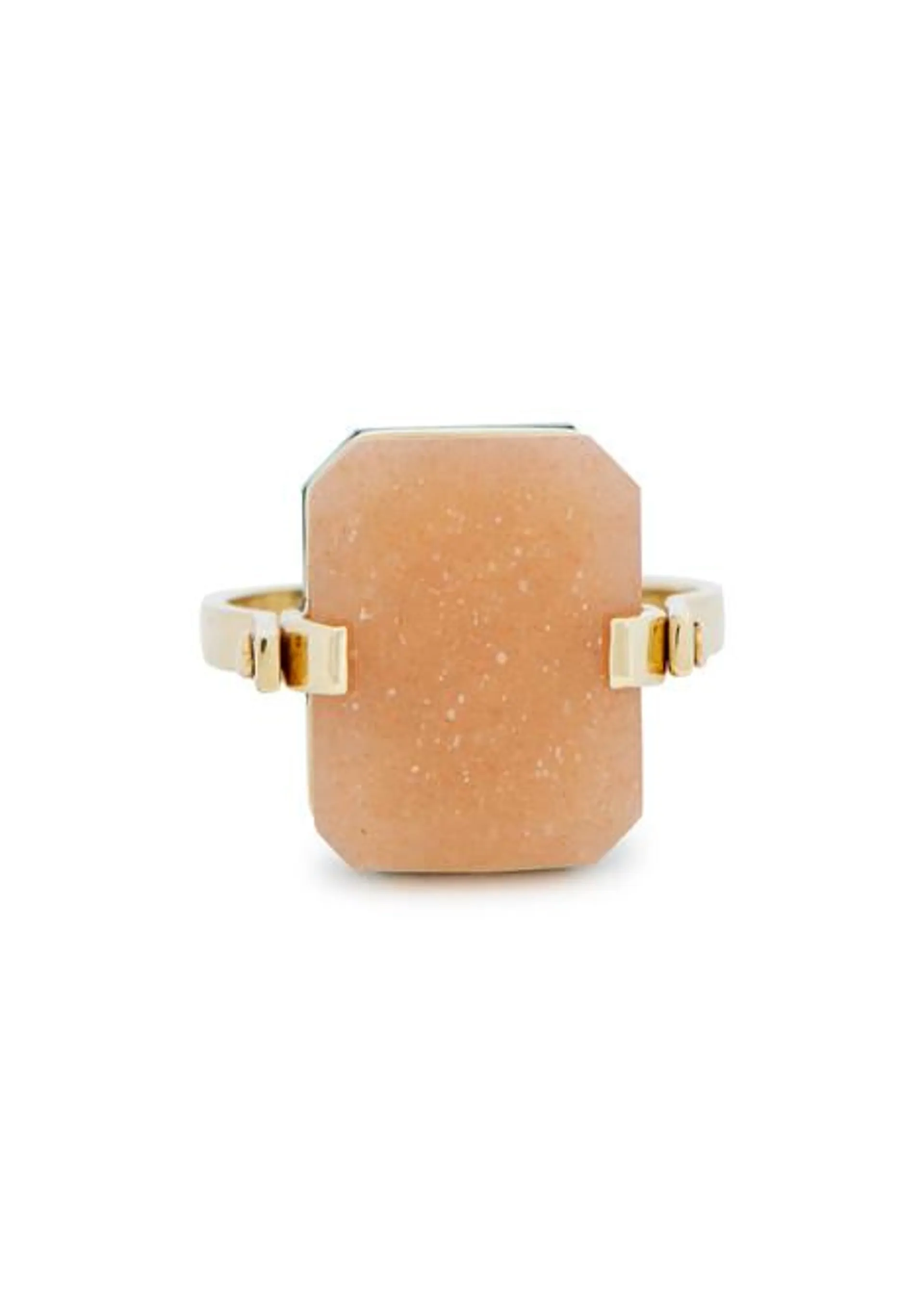 Deco Sandwich 9kt gold ring