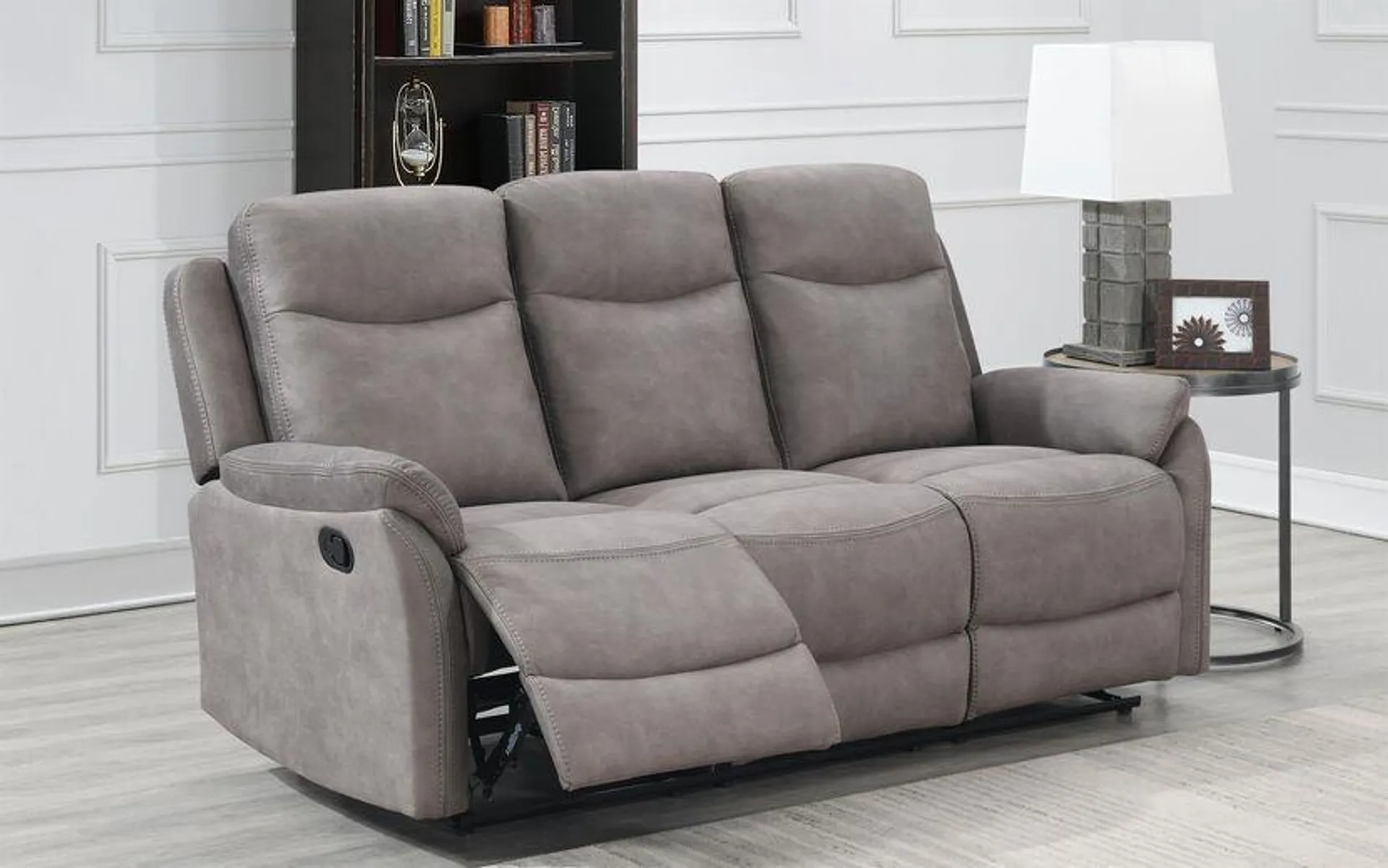 Endurance Eli Fabric 3 Seater Manual Recliner Sofa