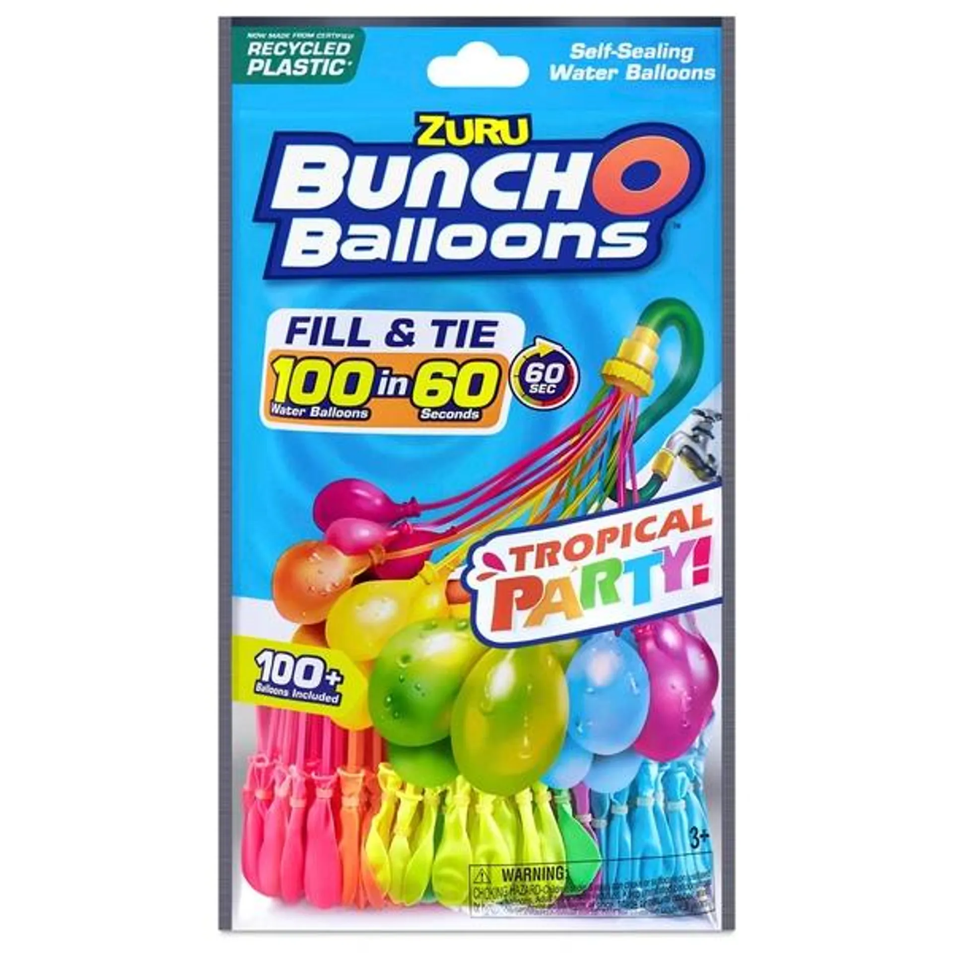 Bunch O Balloons - Tropical Party Water Balloons (3 Pack) by ZURU