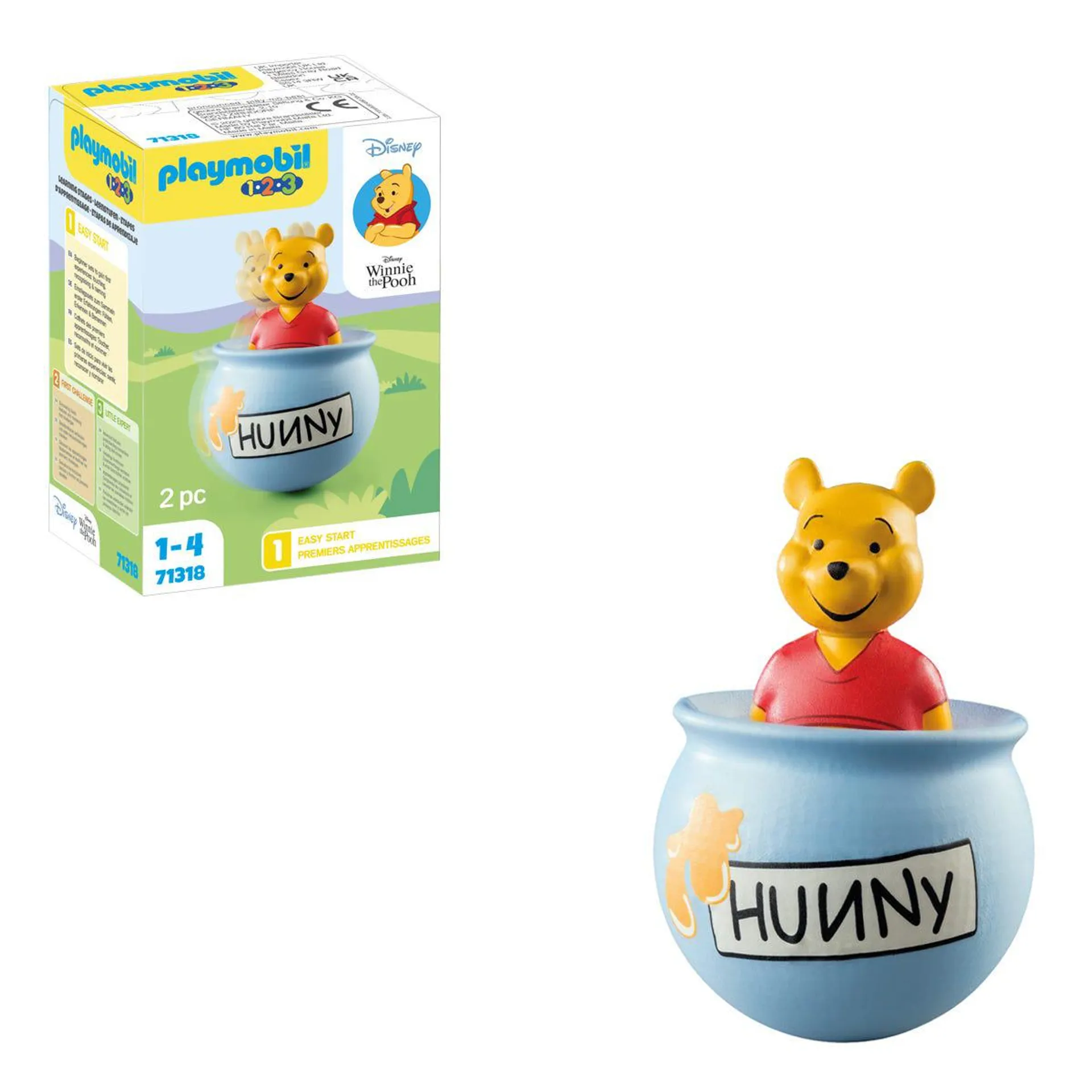 Playmobil 71318 1.2.3 & Disney: Winnie's Counter Balance Honey Pot