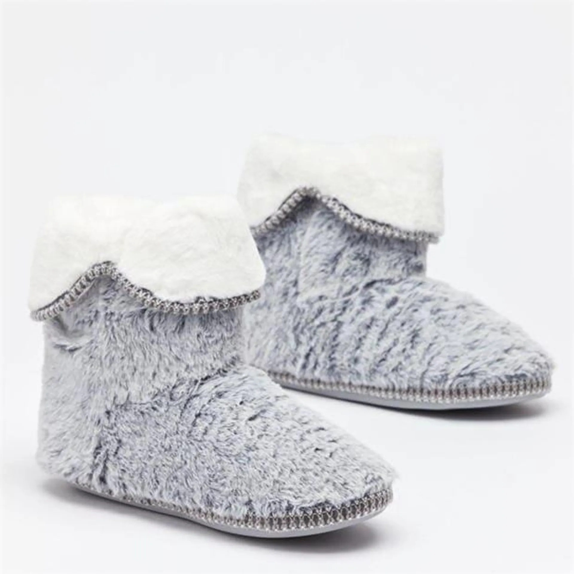 Touch Faux Fur Slipper Boot Pink