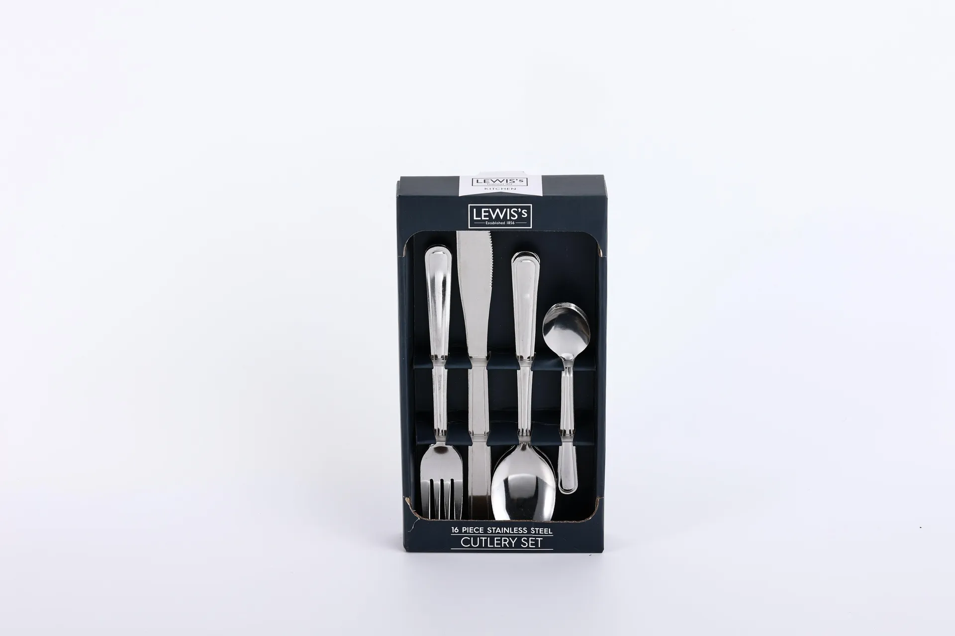 Lewis's Essential 16pc Cutlery Set