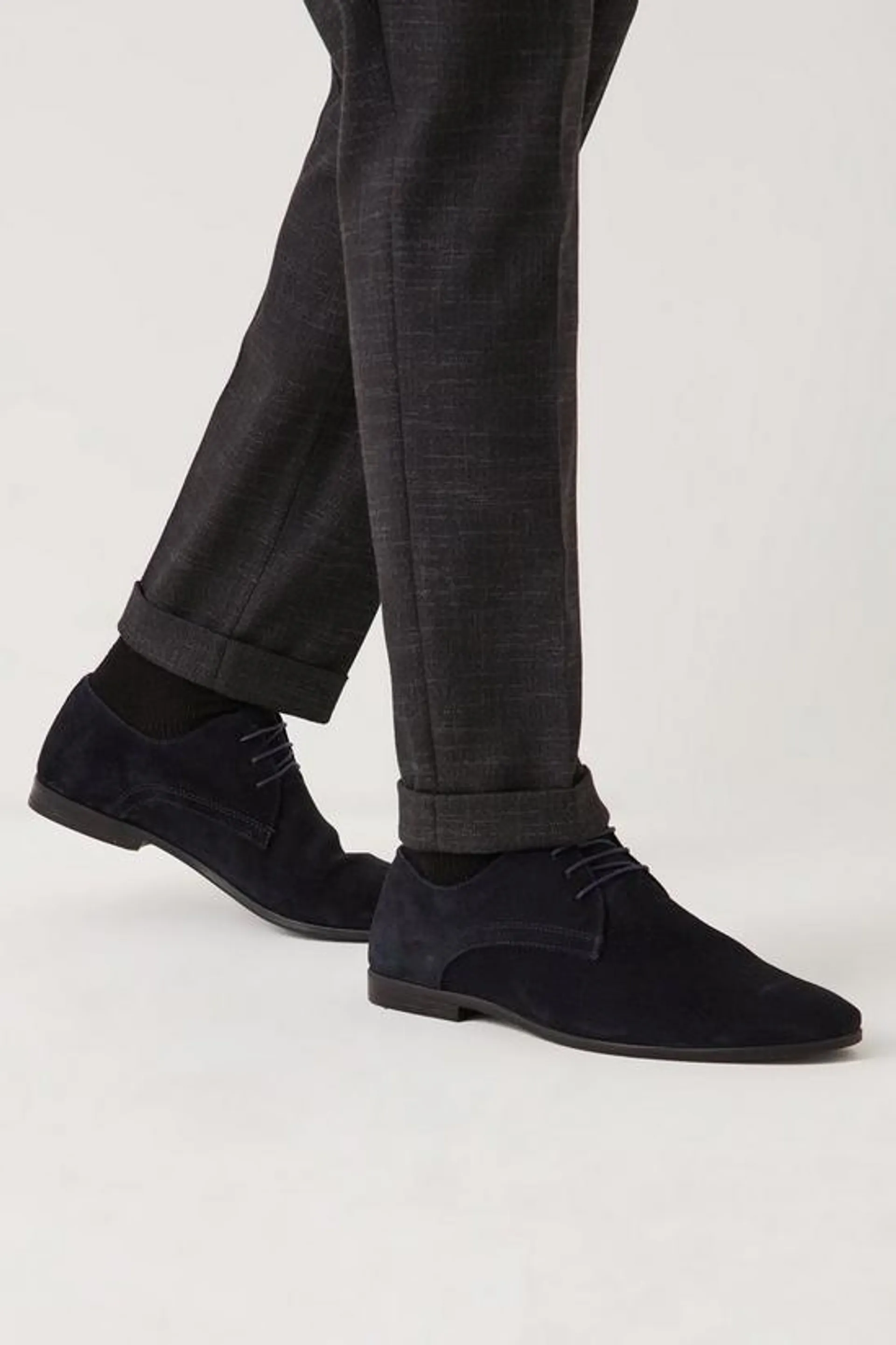 Suede Vermont Derby Lace Up Shoes