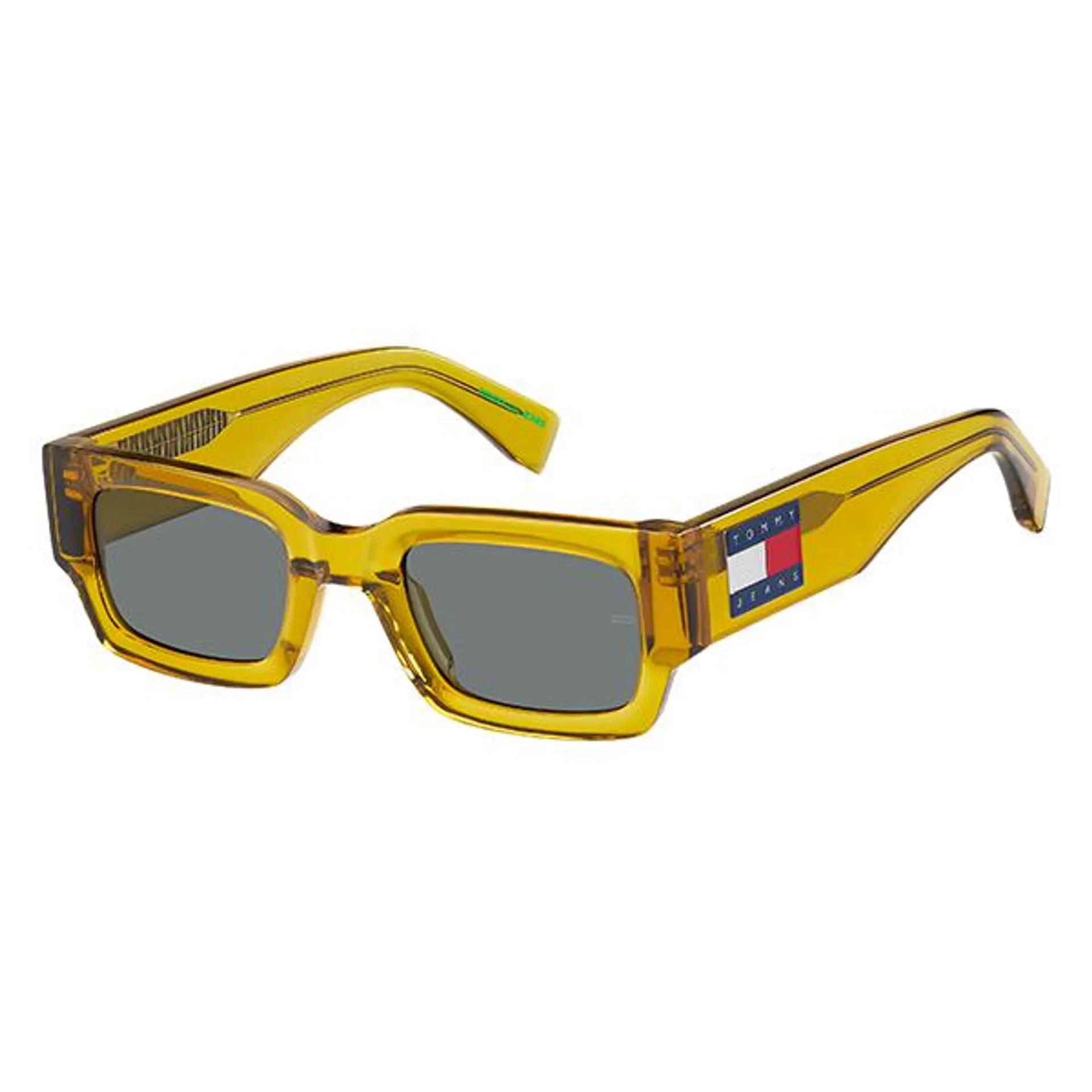 Tommy Hilfiger Unisex Square Frame Yellow Sunglasses