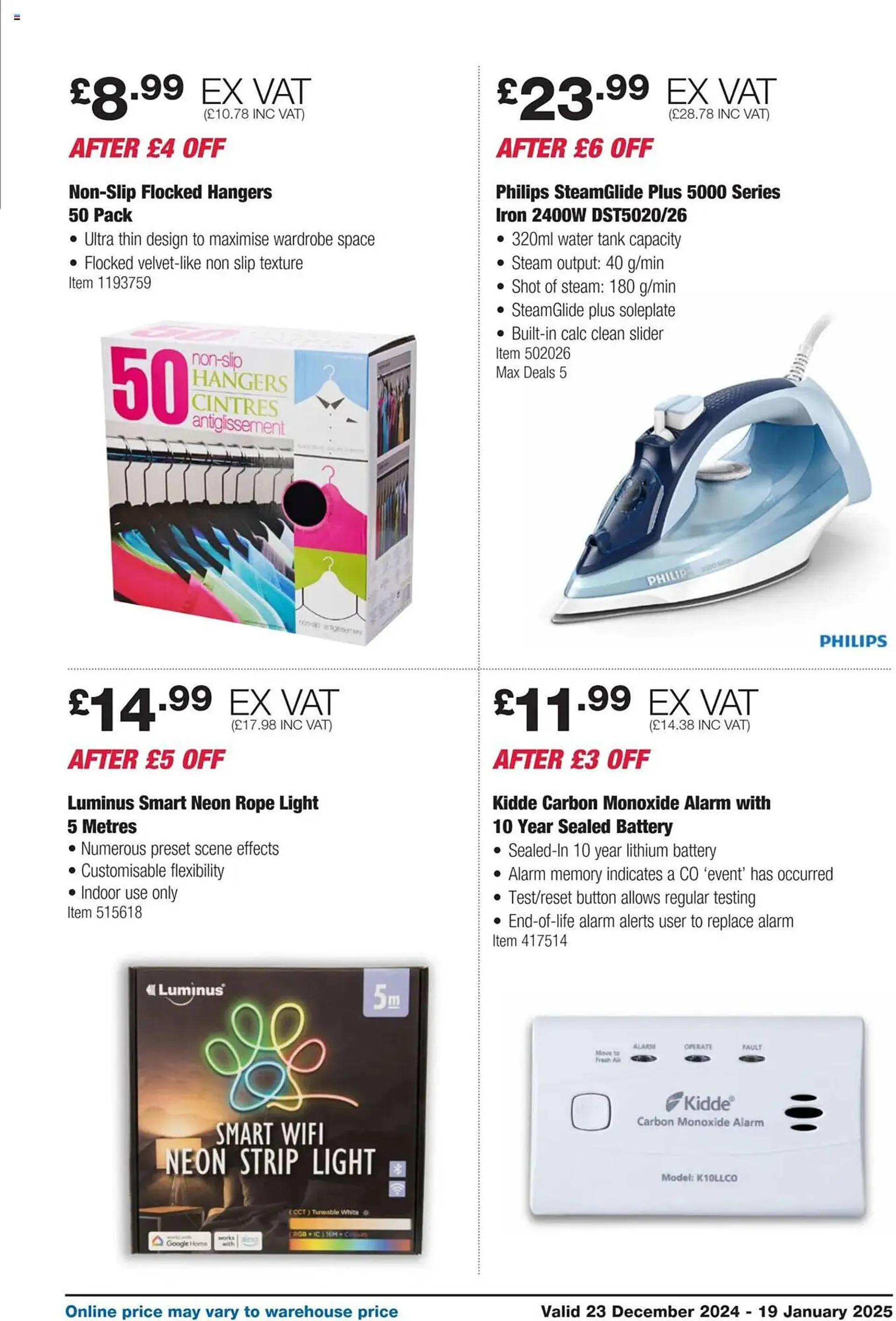 Costco leaflet from 23 December to 19 January 2025 - Catalogue Page 7