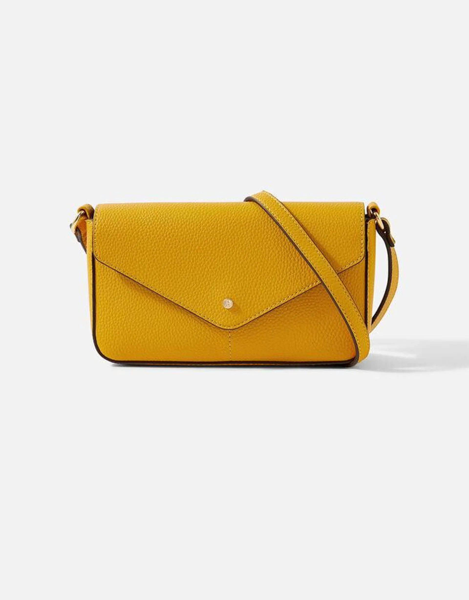Envelope Charm Cross-Body Bag Yellow