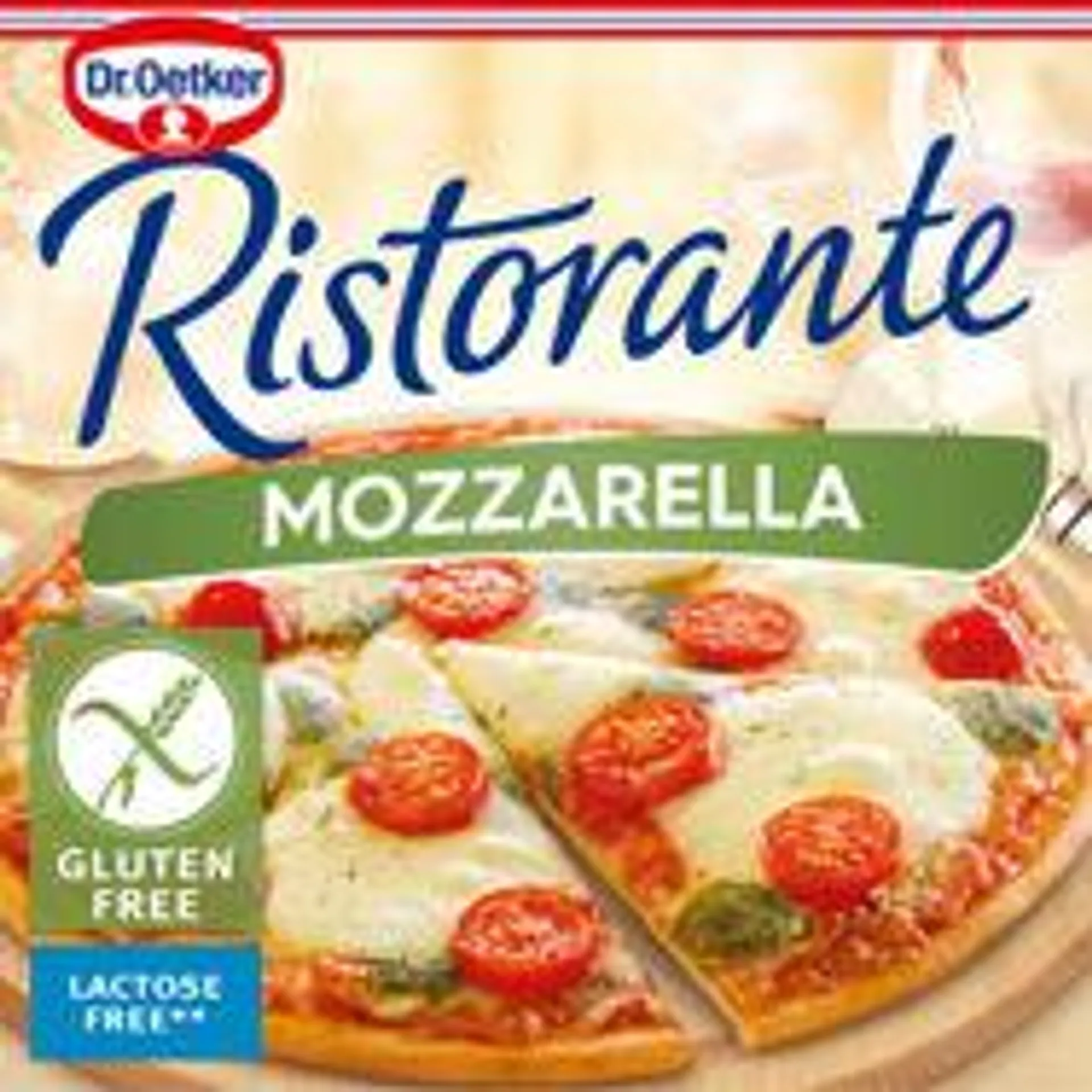 Dr. Oetker Ristorante Gluten Free Mozzarella Cheese Pizza 370g