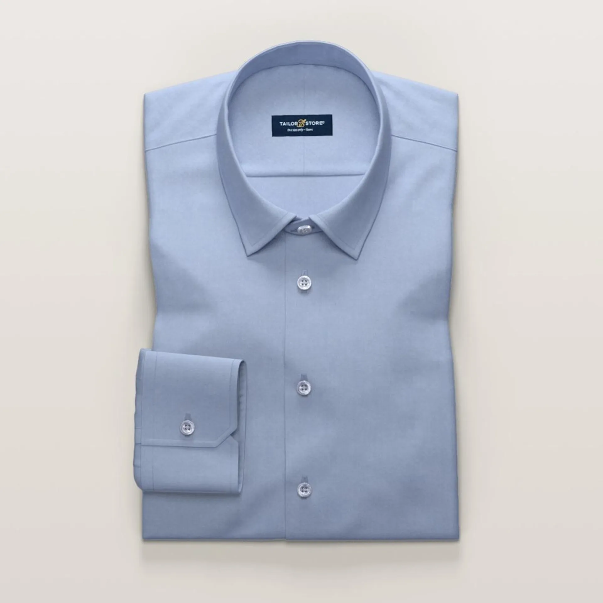 Mid blue business shirt