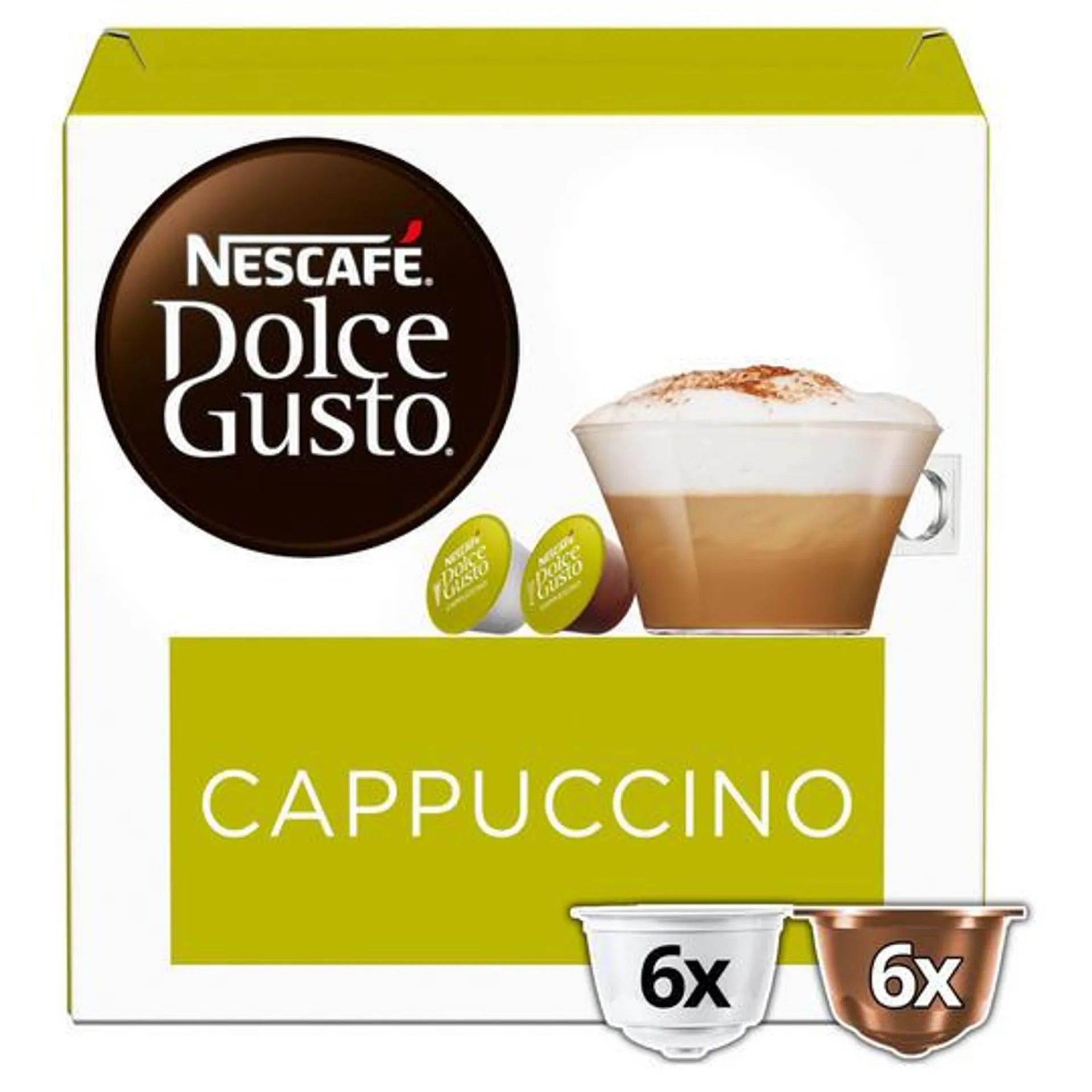 Nescafe Dolce Gusto Cappuccino coffee pods X12