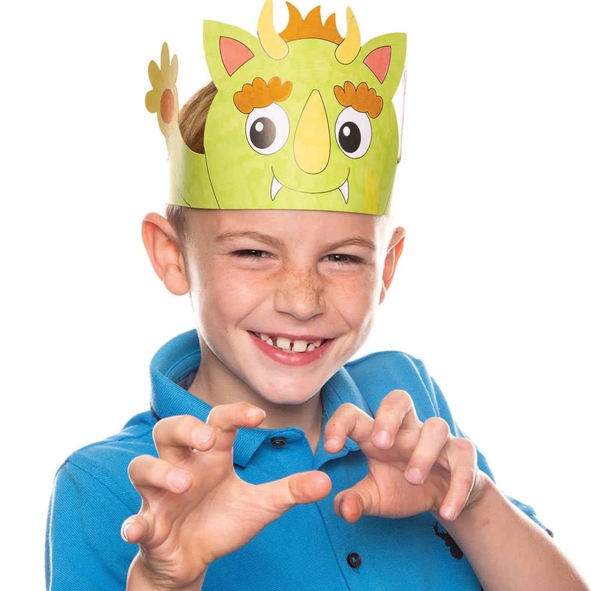 Monster Bunch Colour-in Crowns