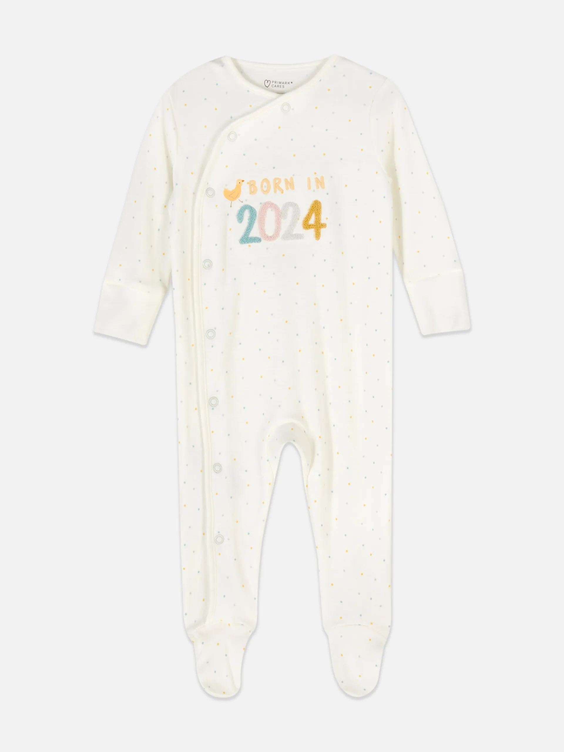 Schlafanzug mit „Born in 2024“-Schriftzug