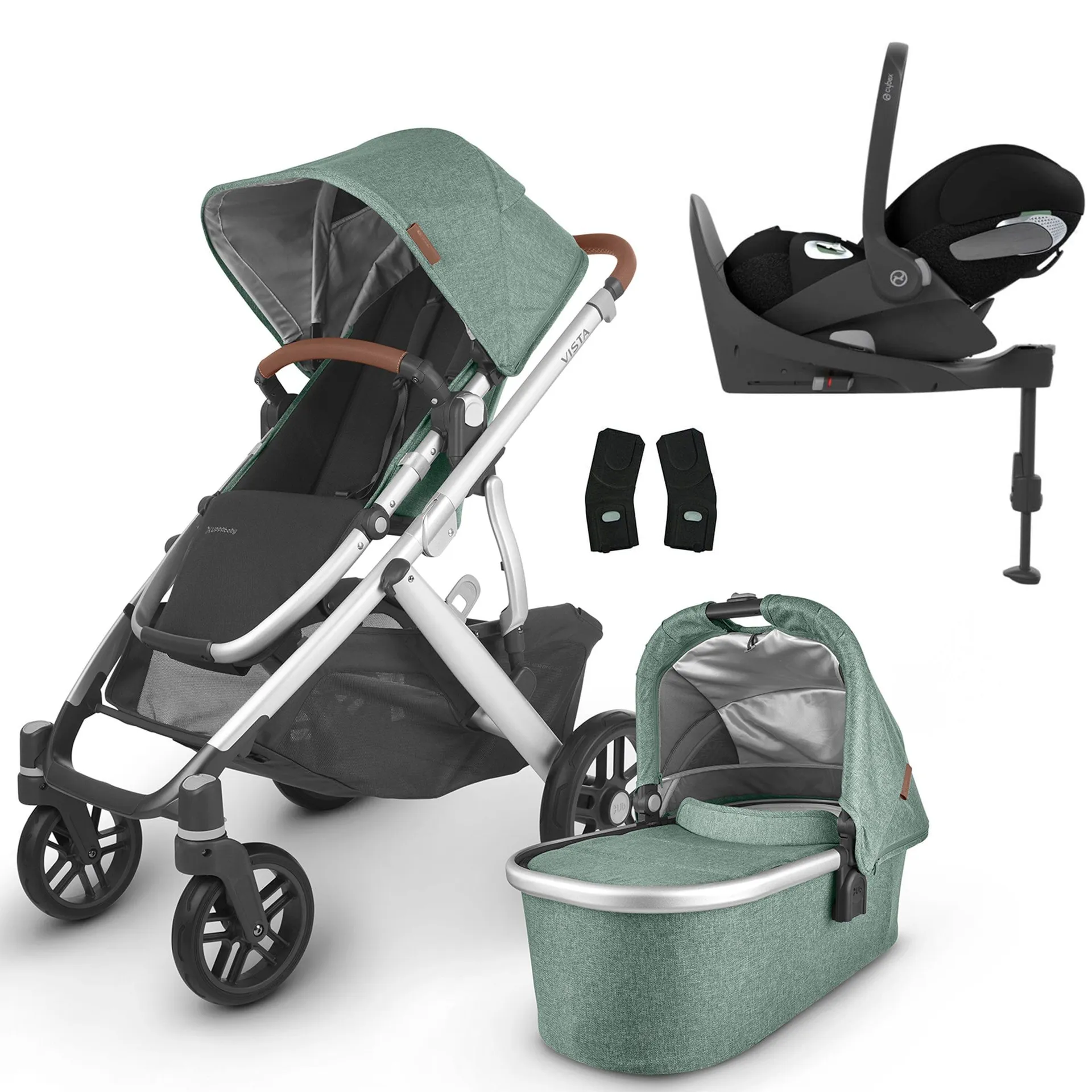 Uppababy Vista V2 Cloud T & Base Travel System Emmett