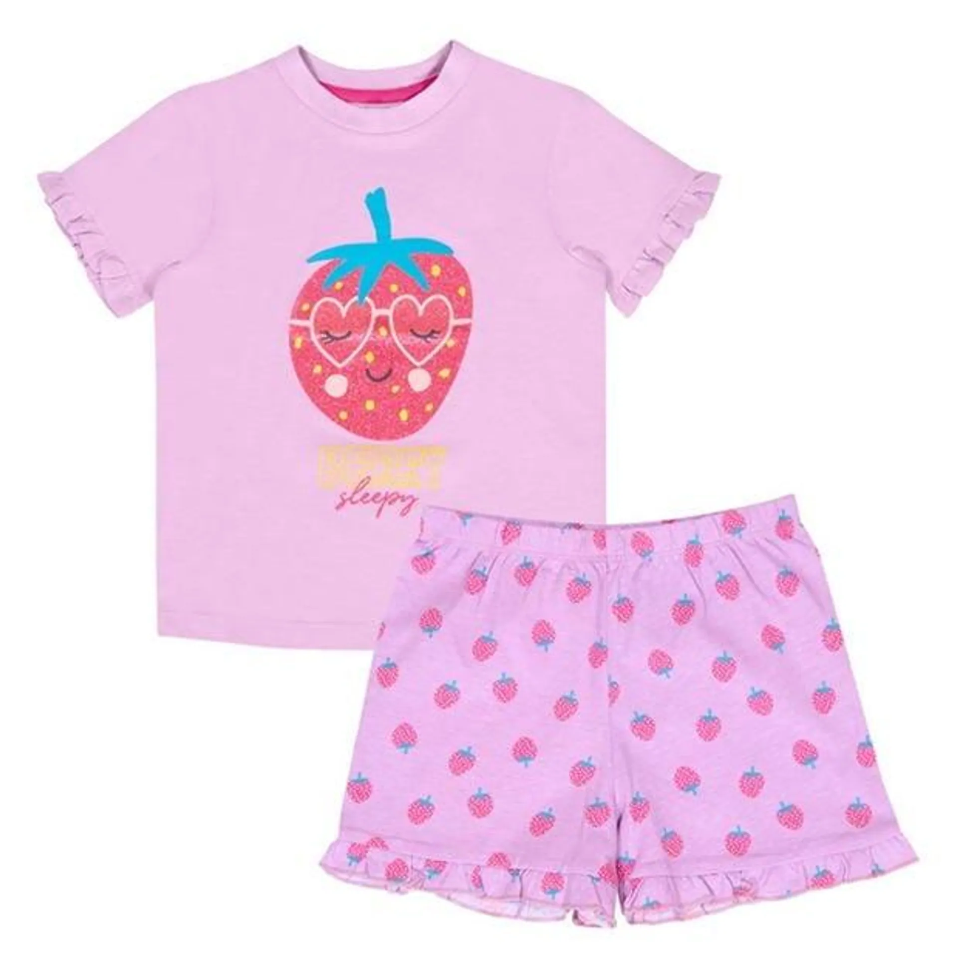 Younger Girls 3 Pack Fruity Shortie Pyjamas