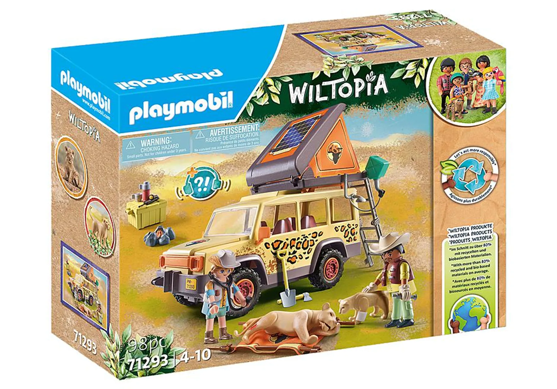 Wiltopia - Cross-Country Vehicle with Lions