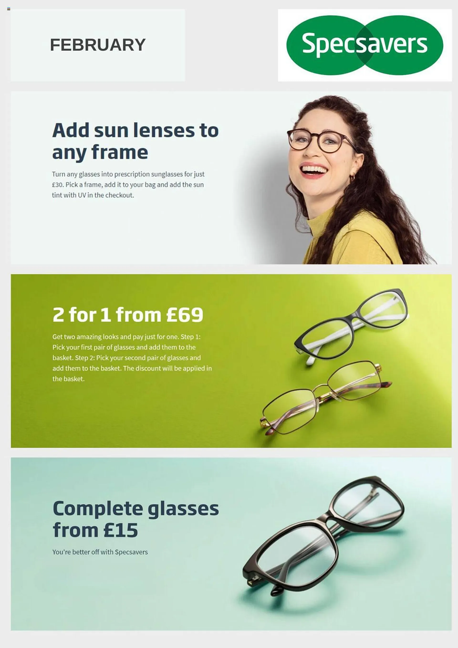 Specsavers leaflet from 31 January to 2 March 2024 - Catalogue Page 
