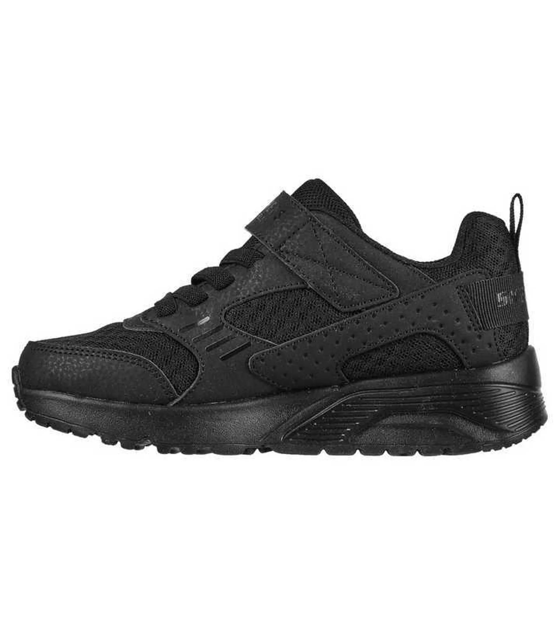 Skechers Kids Black Uno Lite Mesh Trainers