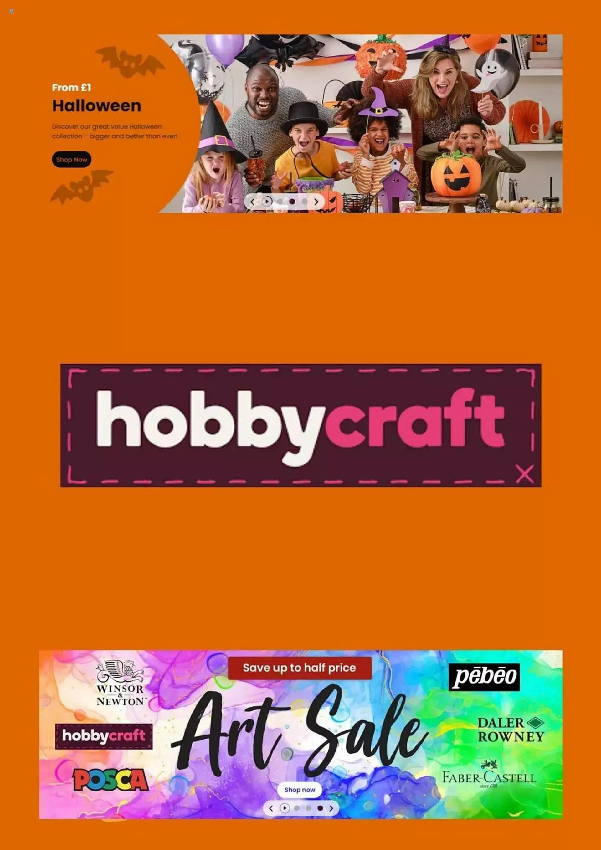 Hobbycraft leaflet