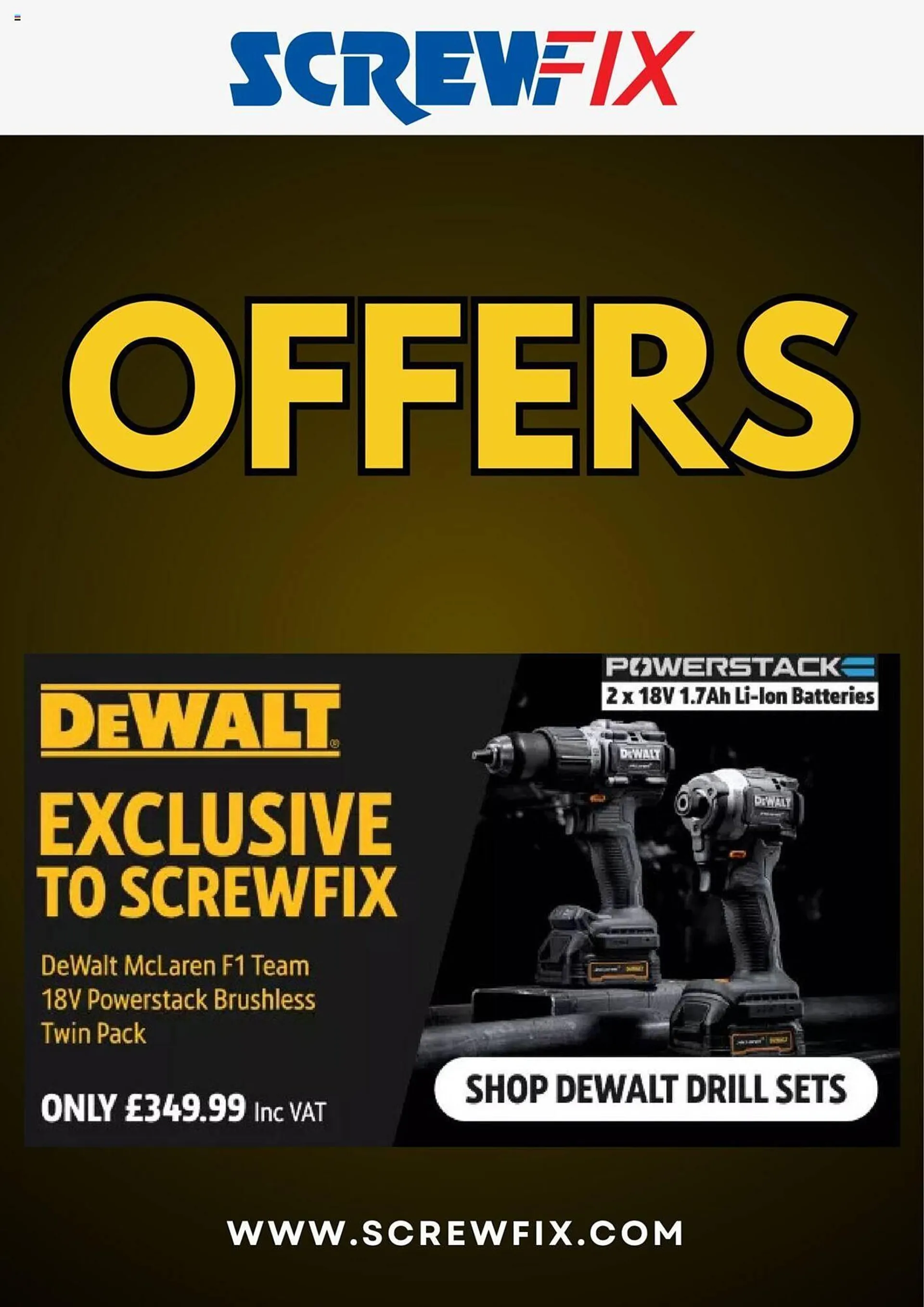 Screwfix leaflet - 1