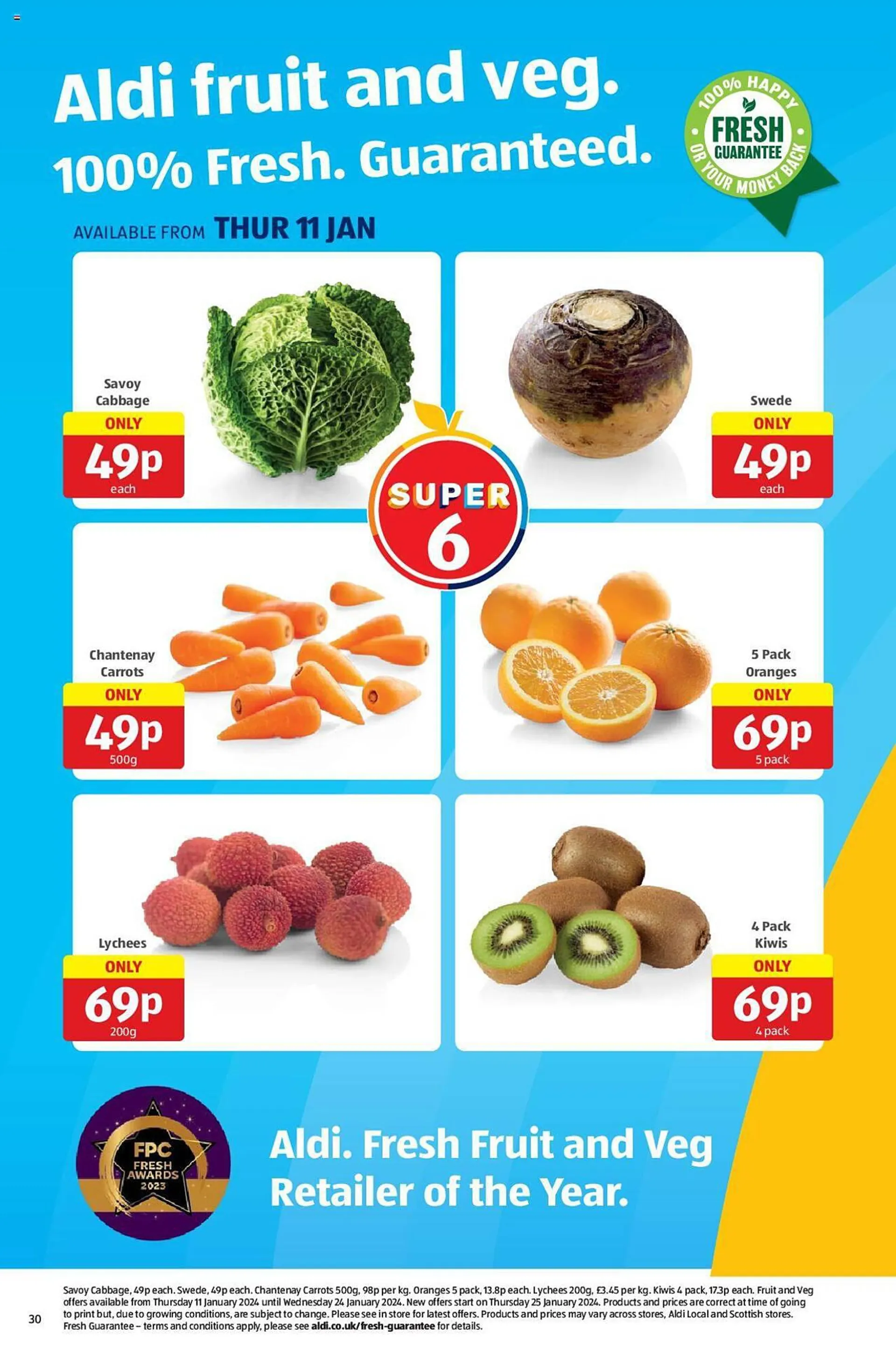 Aldi leaflet from 11 January to 14 January 2024 - Catalogue Page 30