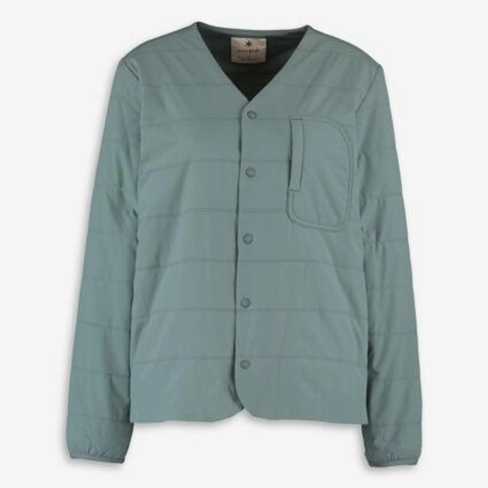 Green Padded Cardigan