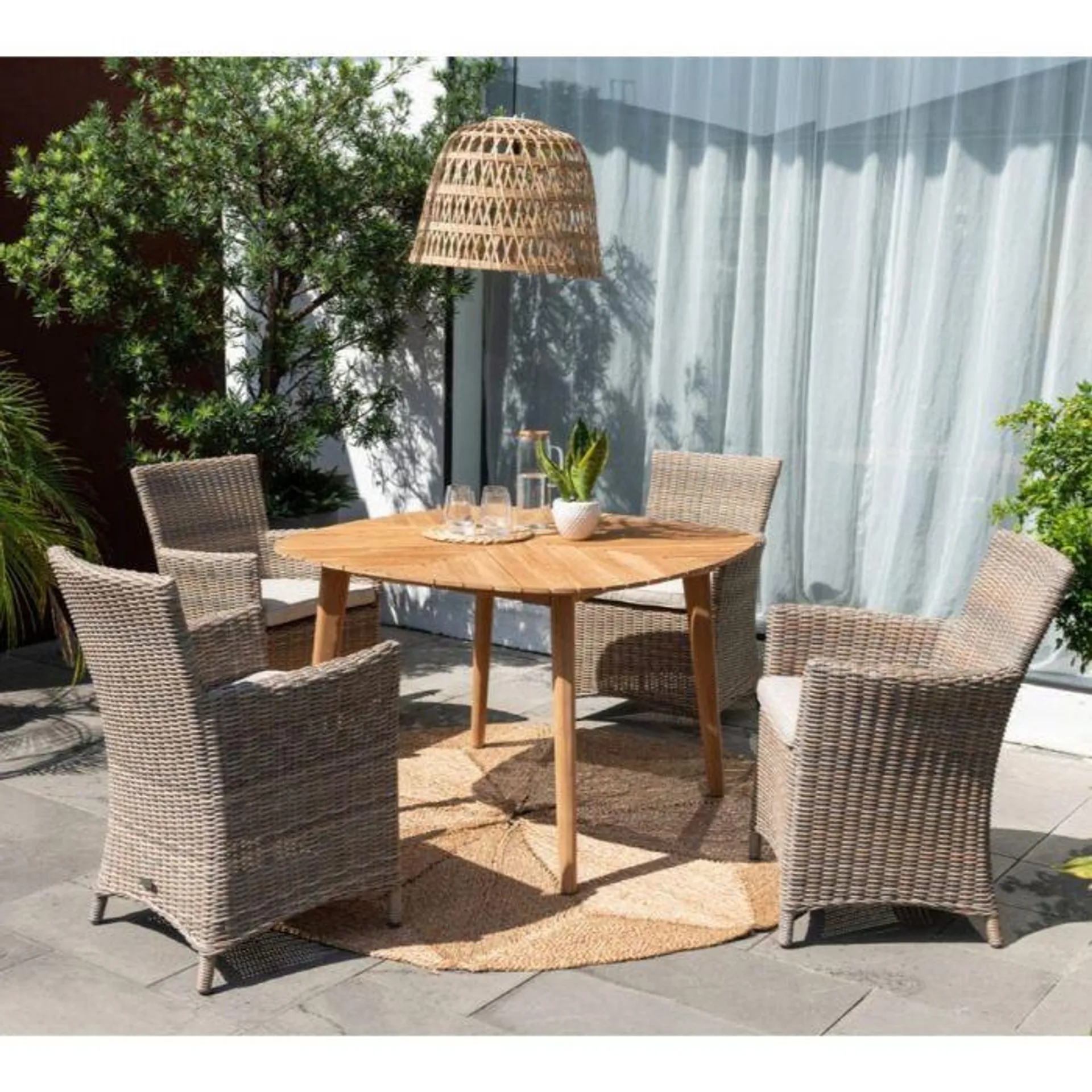 Bermuda 4 Seat Dining Set