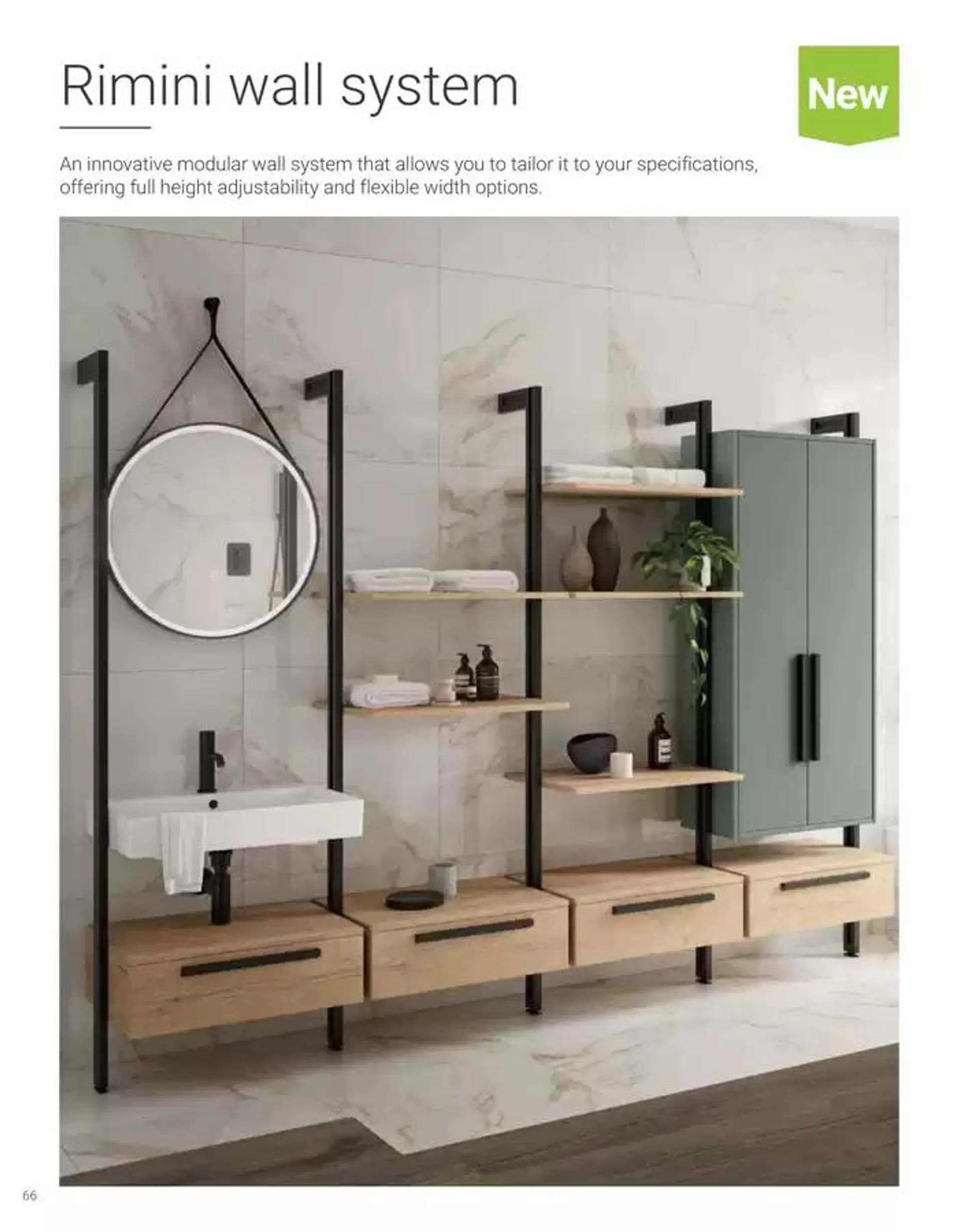 Wickes Bespoke Bathrooms brochure from 5 November to 31 December 2024 - Catalogue Page 66