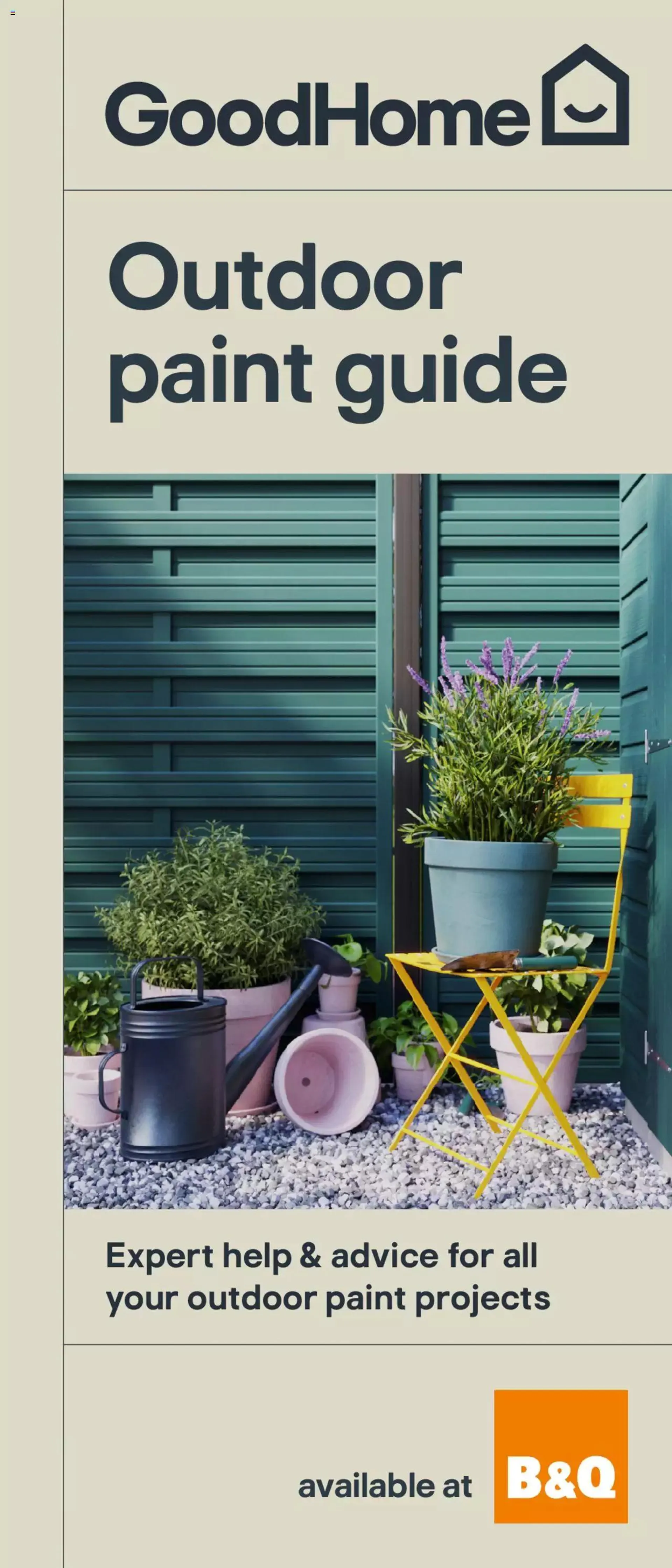 B&Q - GoodHome Outdoor Paint Guide from 28 November to 28 January 2024 - Catalogue Page 