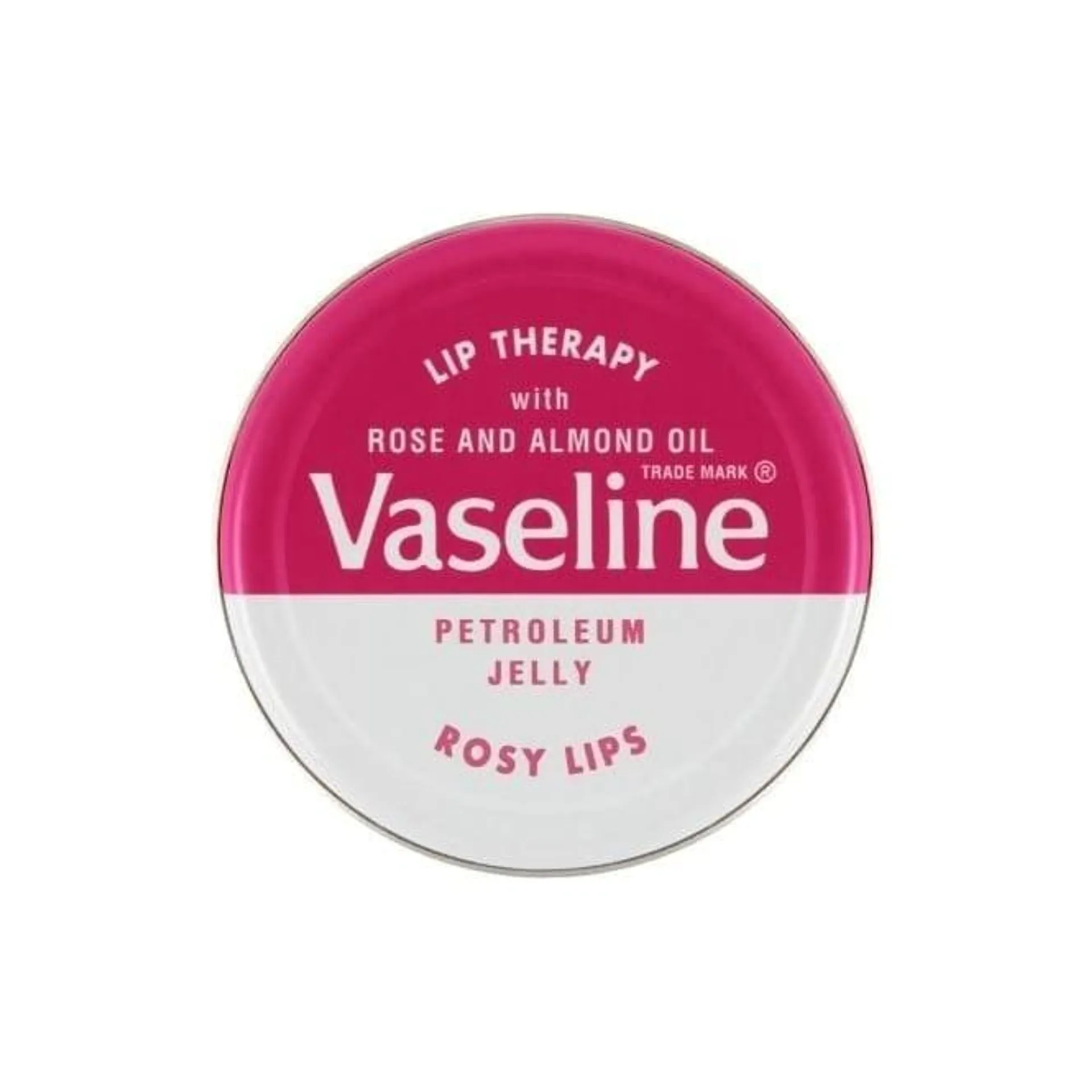 Vaseline Rosy Lip Therapy Petroleum Jelly Rose & Almond 20g