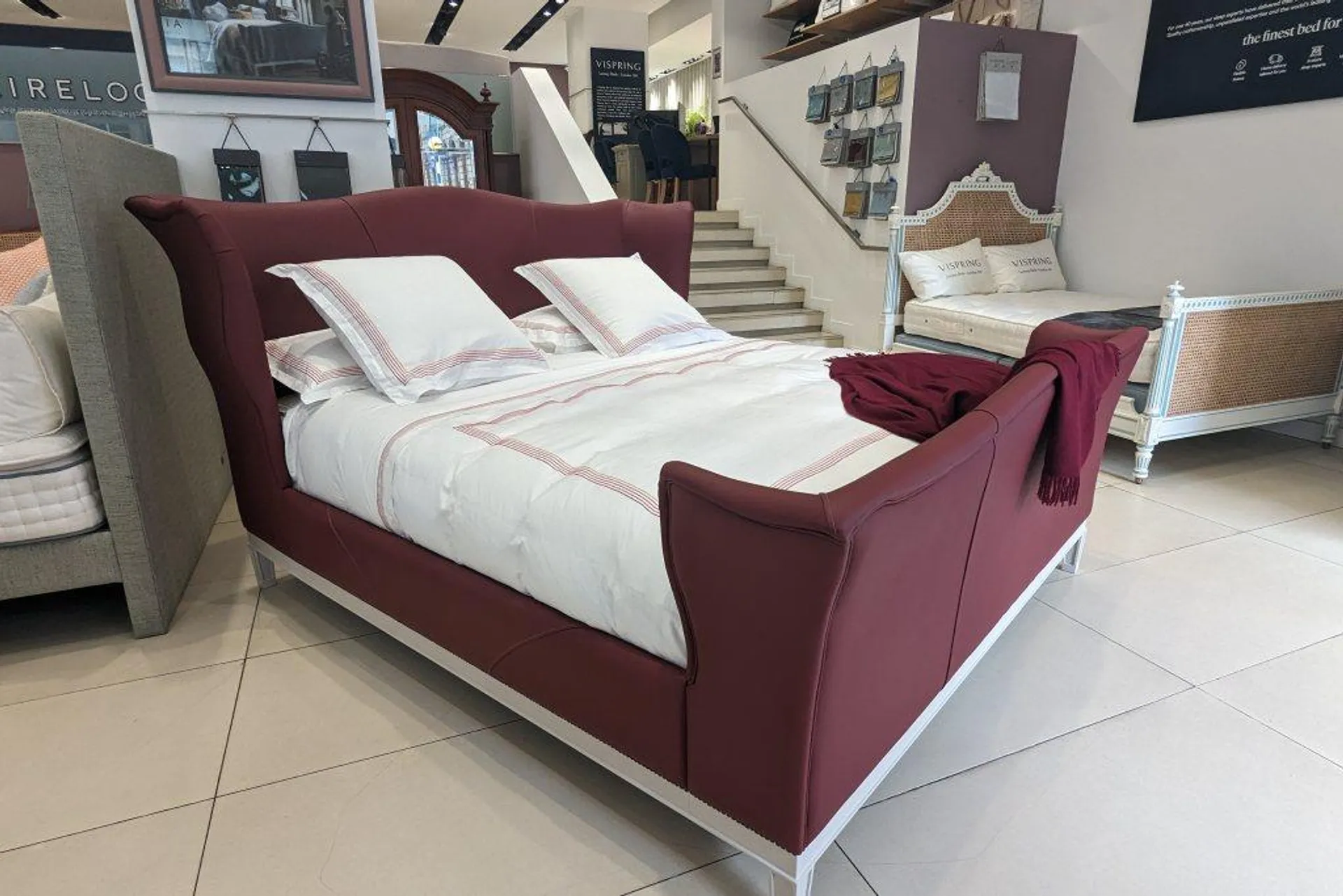 Churchill Superking Bedstead with Platform Base - EX DISPLAY