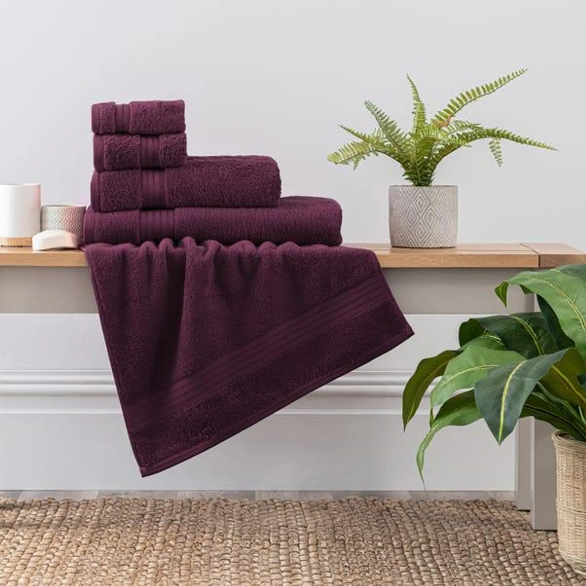 Grape Egyptian Cotton Towel