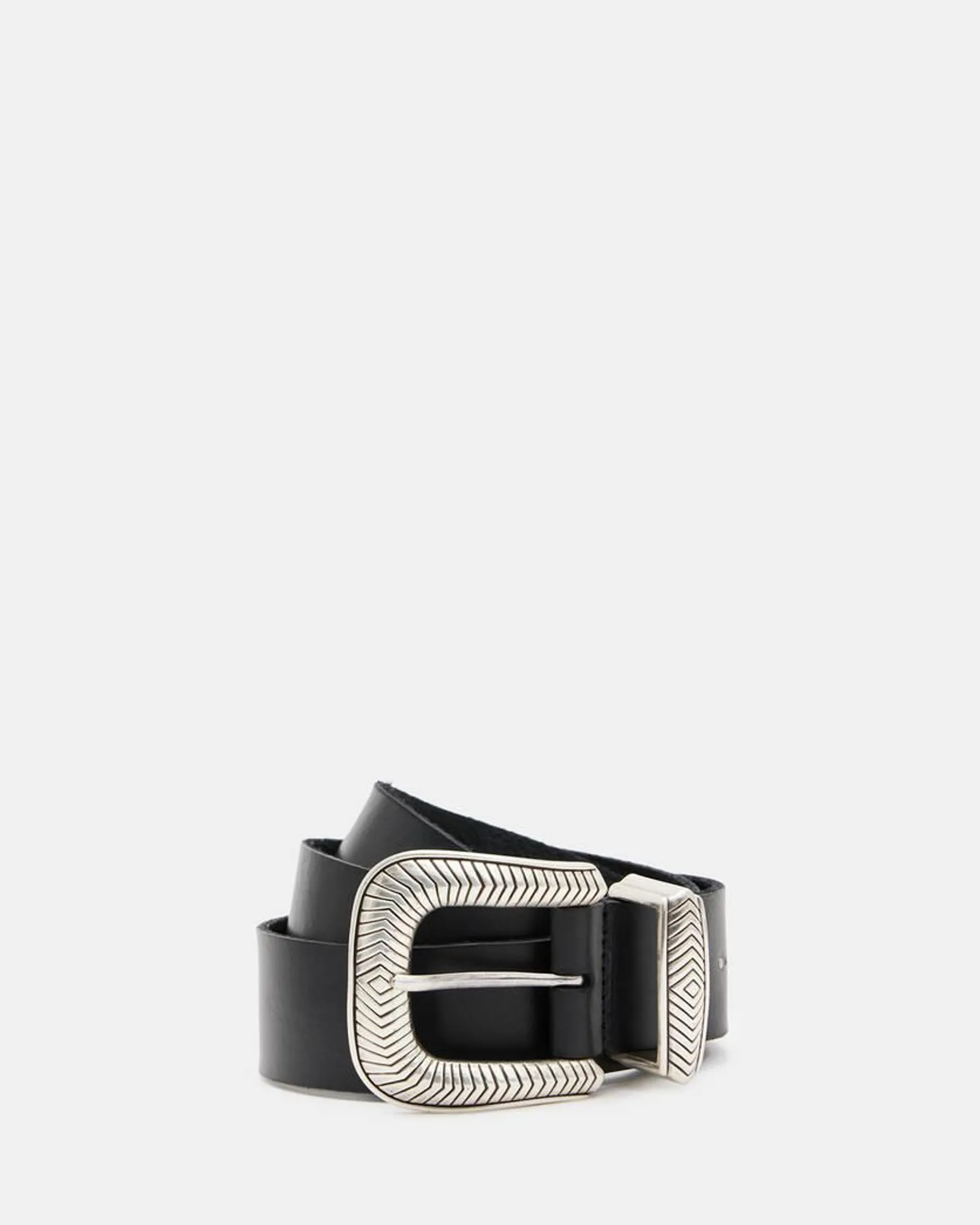 Skylar Western Buckle Leather Belt