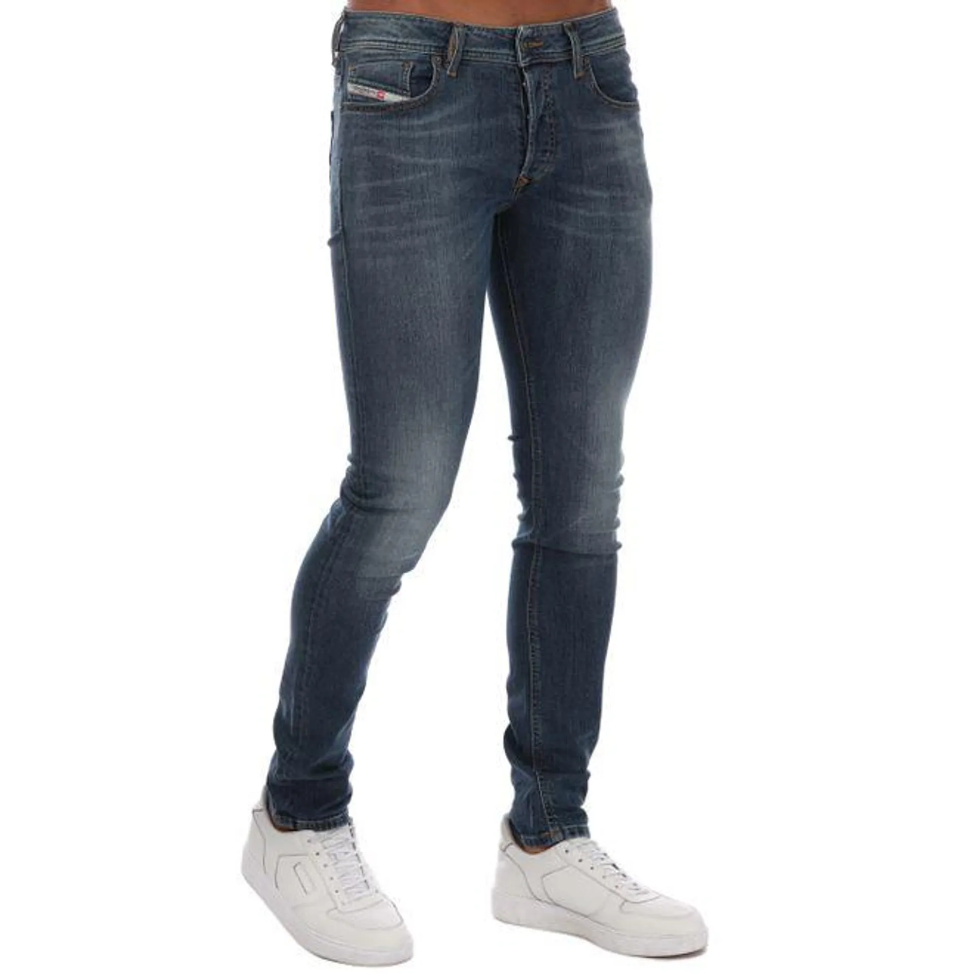 Diesel Mens SLEENKER-X Skinny Jeans in Denim