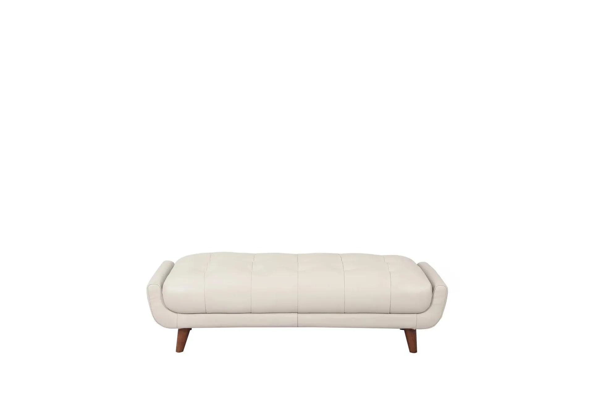 Rene Large Leather Footstool - Limited Stock Available!