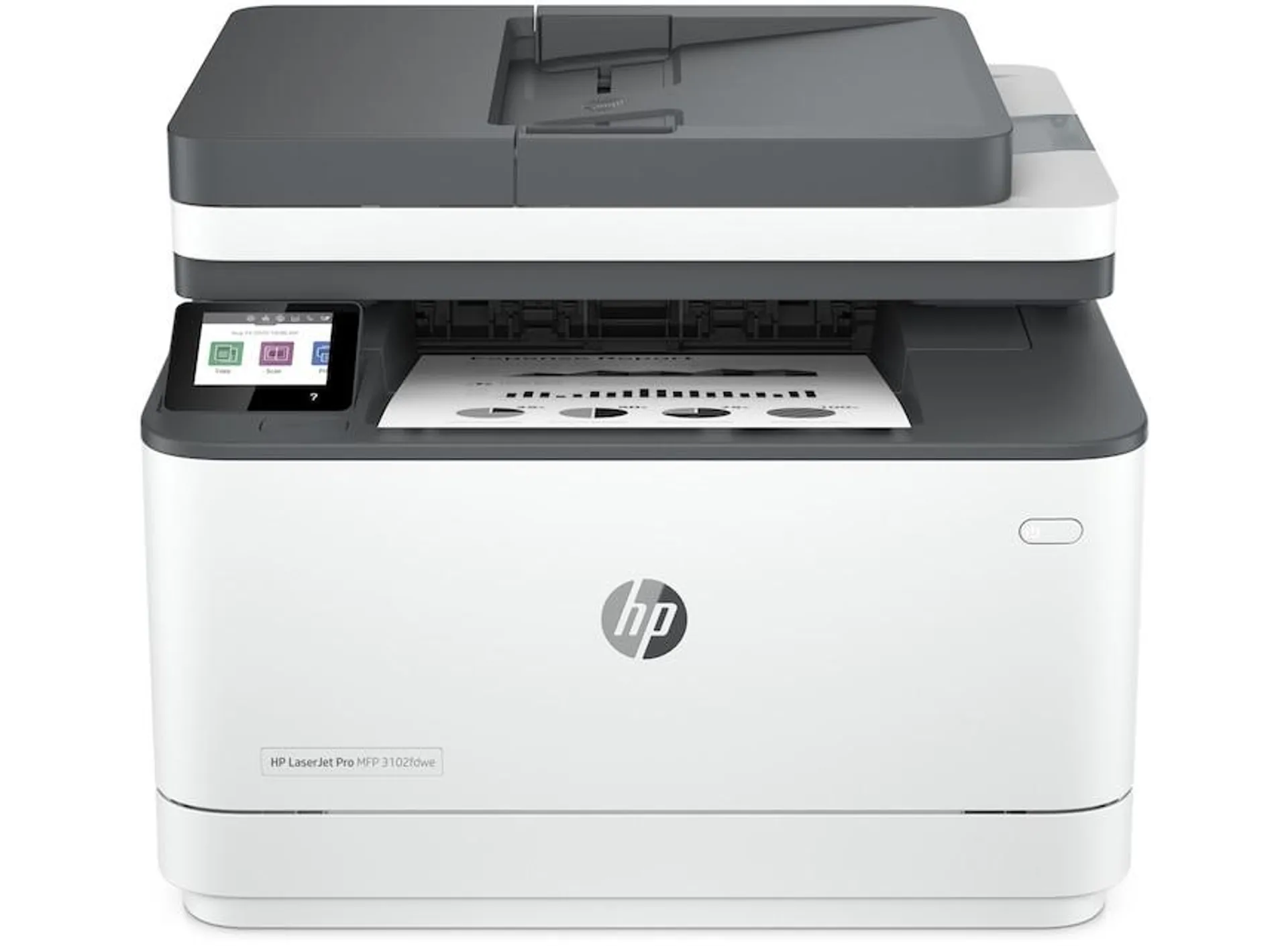 HP LaserJet Pro MFP3102fdwe HP+ Black & White Wireless Printer with 3 Months Instant Ink