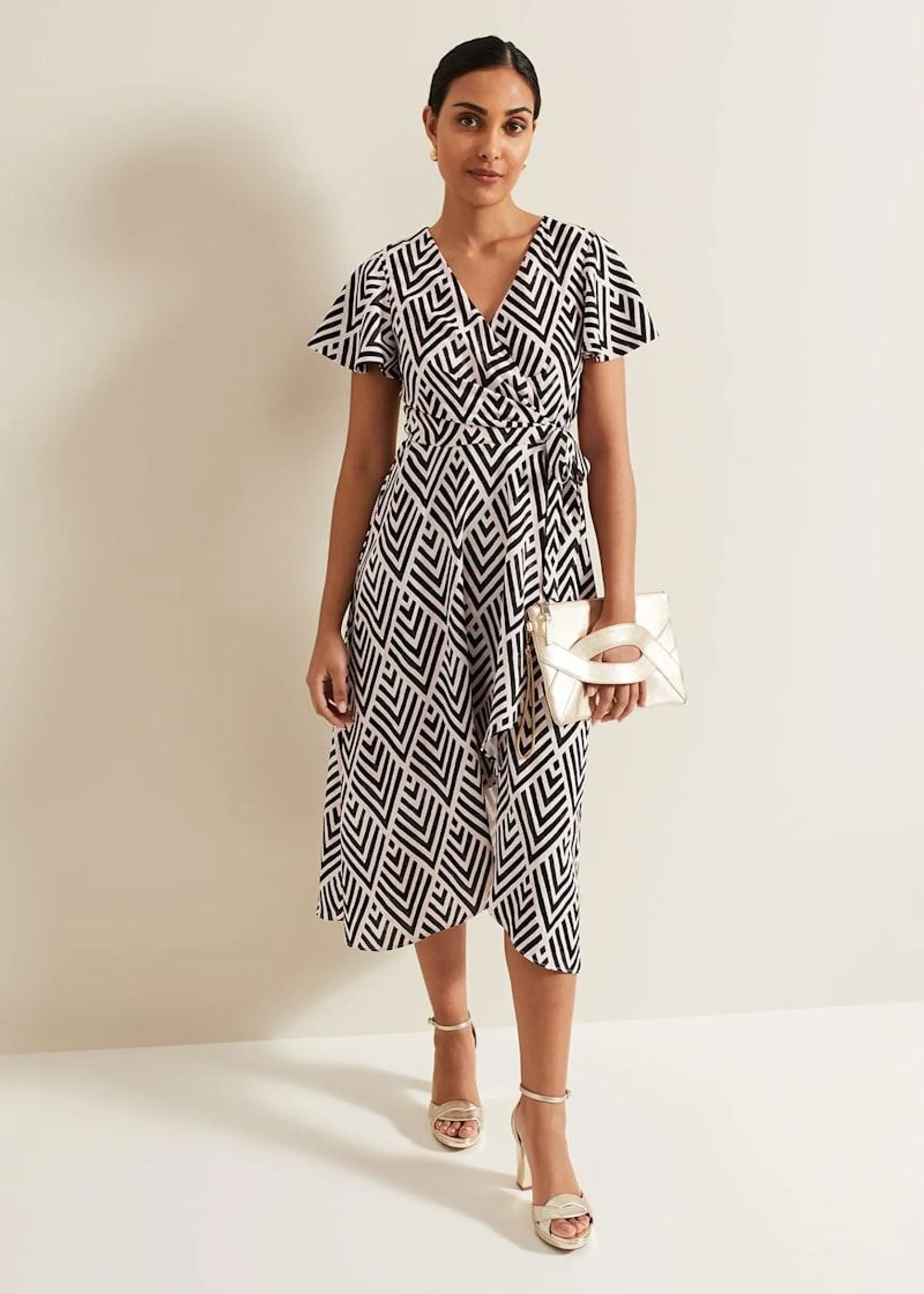 Petite Julissa Print Wrap Dress