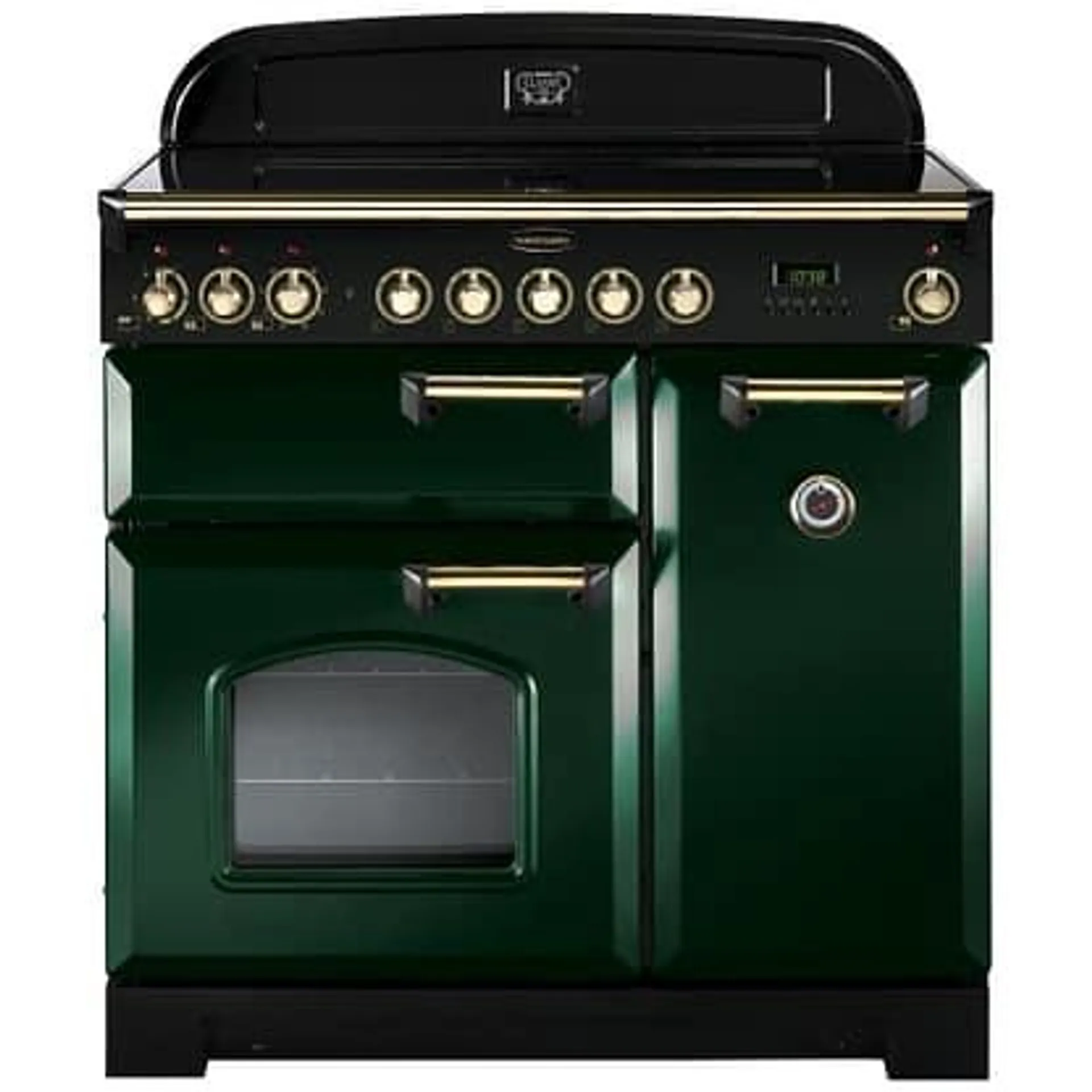 Rangemaster CDL90ECRG/B Classic Deluxe 90cm Ceramic Range Cooker 114240 – RACING GREEN