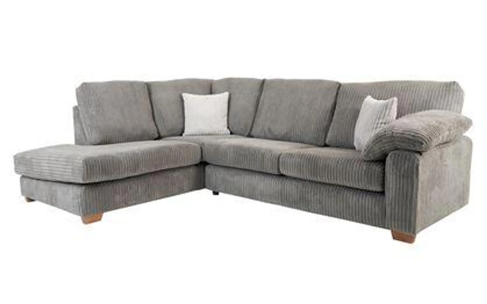 Ross Fabric 1 Corner 2 Left Hand Facing Chaise Standard Back Sofa