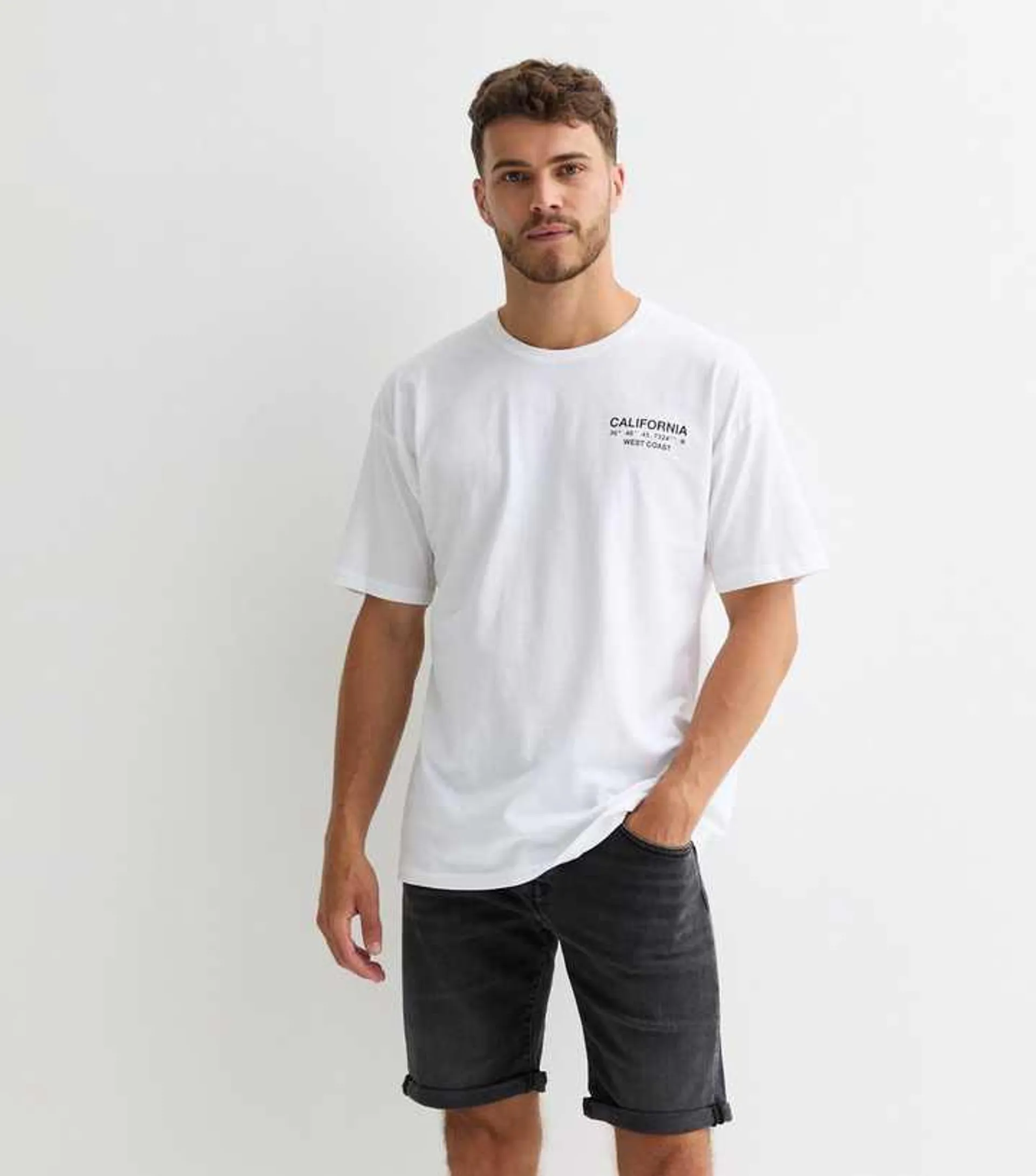 Jack & Jones Black Denim Shorts