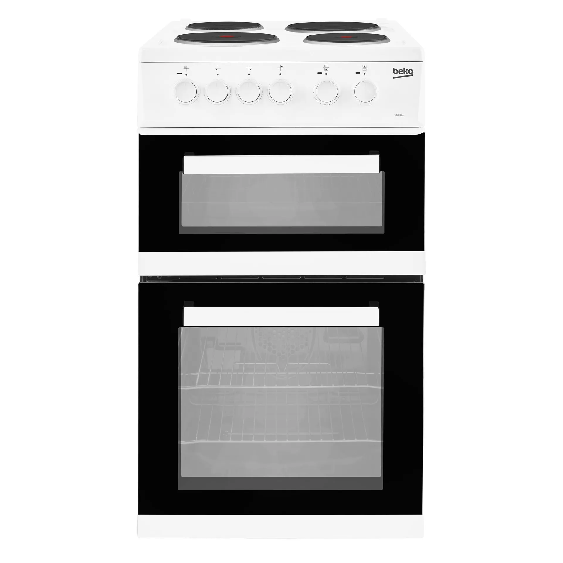 KD533AW Electric Cooker with Solid Plate Hob