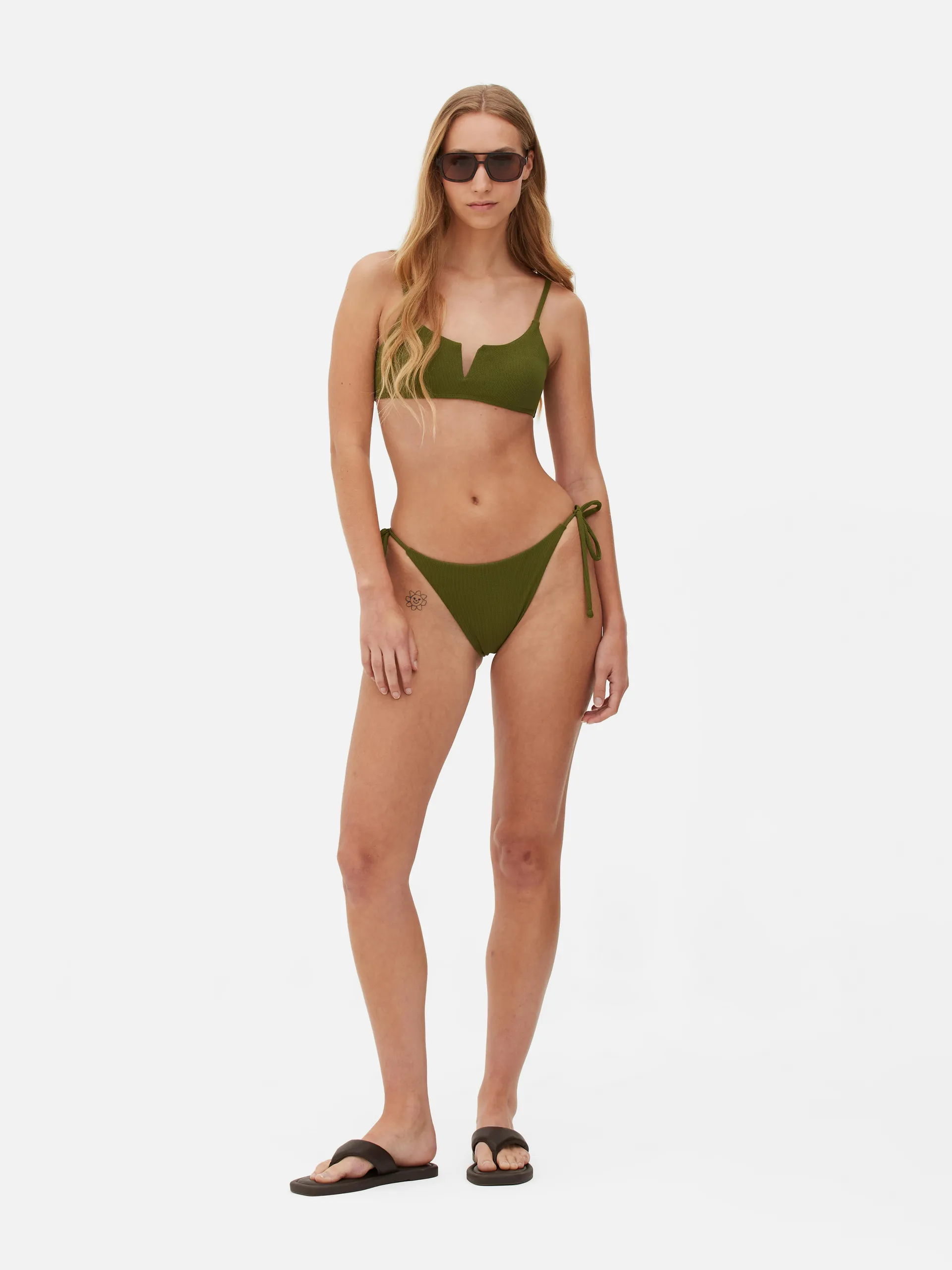 Cutout Detail Bikini Set