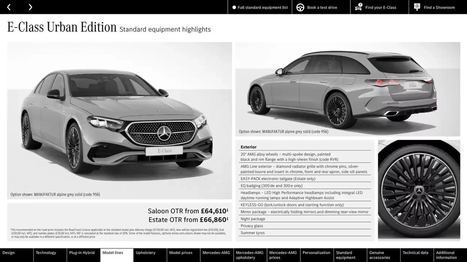 Mercedes Benz New E-Class Saloon from 11 October to 11 October 2025 - Catalogue Page 22