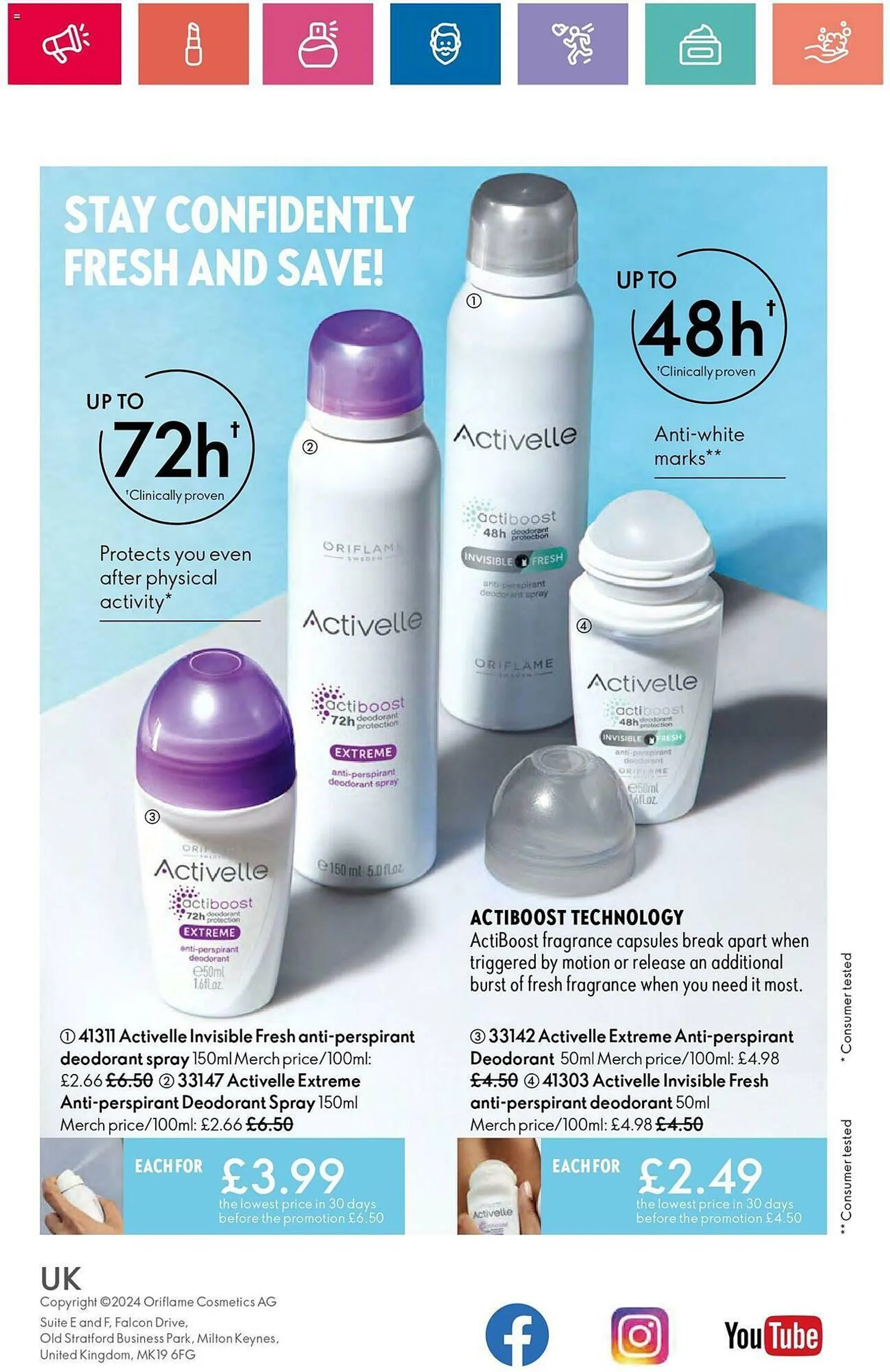 Oriflame leaflet - 166