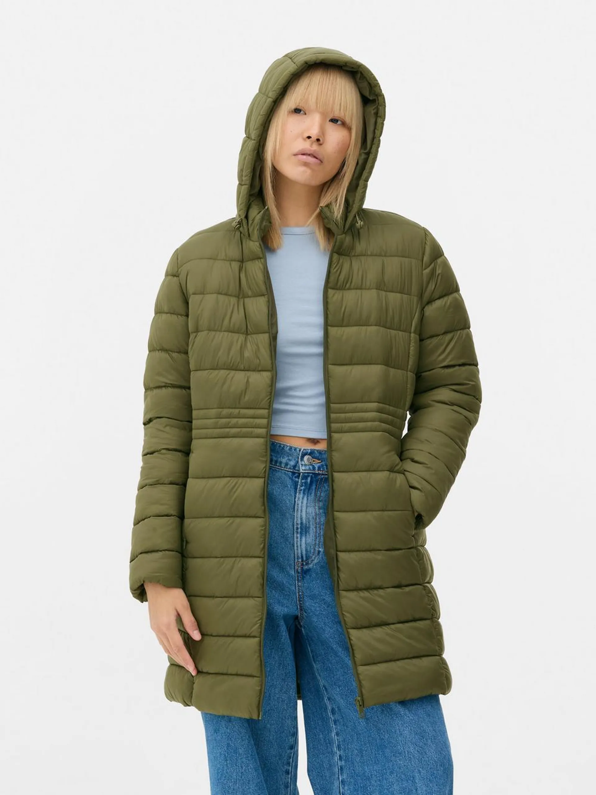 Super Light Longline Puffer Jacket