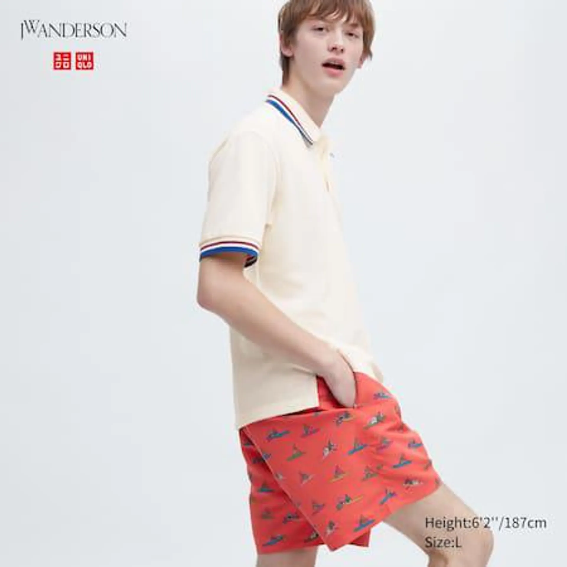 JW Anderson Rowing Print Active Utility Shorts