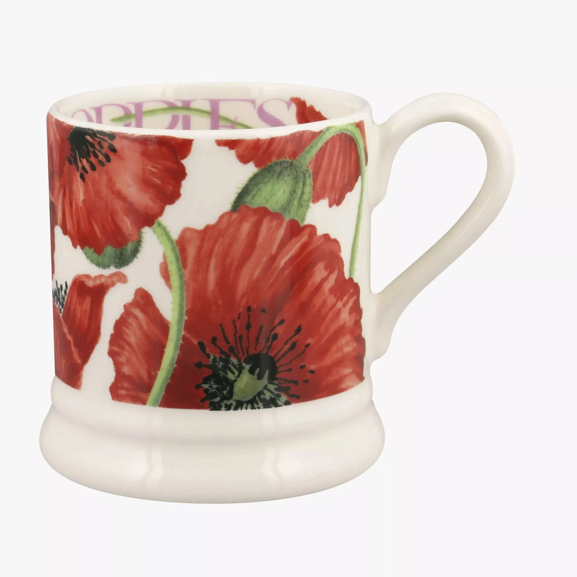 Red Poppy 1/2 Pint Mug