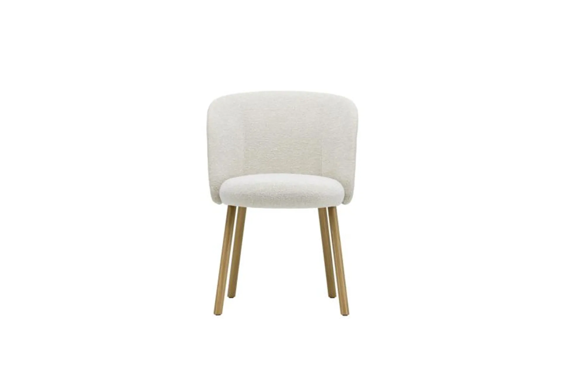 Mikado Side Chair Nubia Ivory Natural Oak Legs