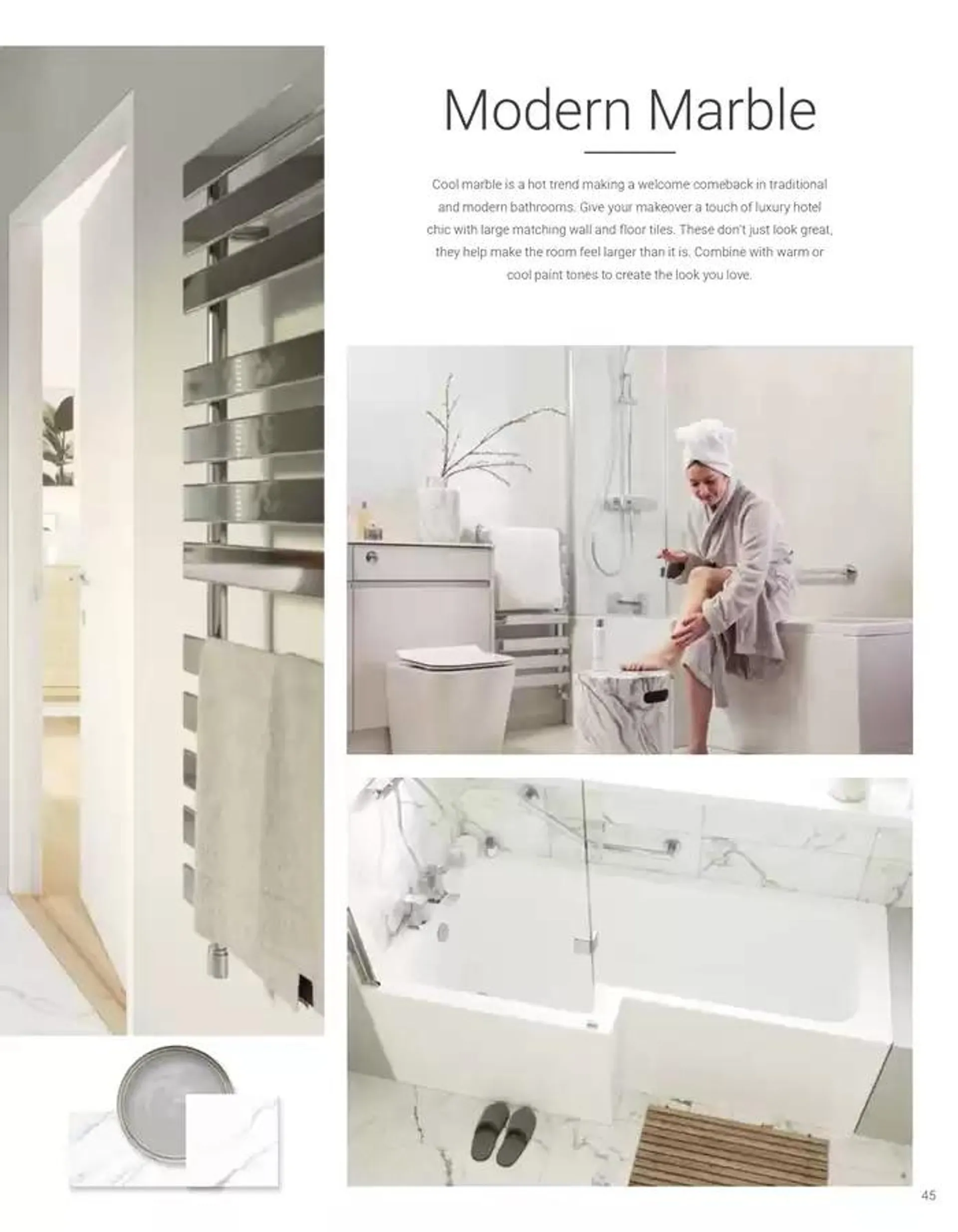 Wickes Bespoke Bathrooms brochure from 5 November to 31 December 2024 - Catalogue Page 45