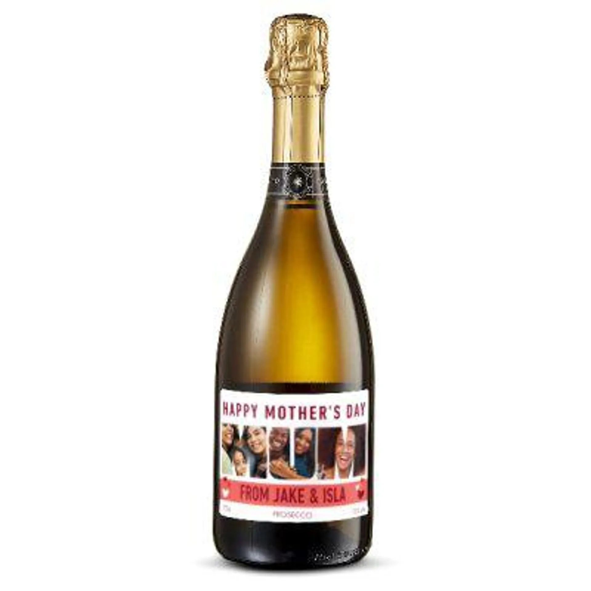 Personalised Mother's Day Prosecco 75cl