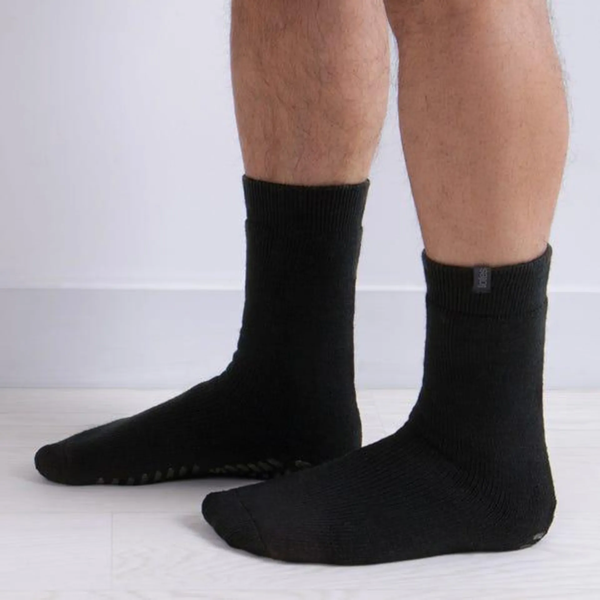 totes Thermal Original Slipper Sock Black