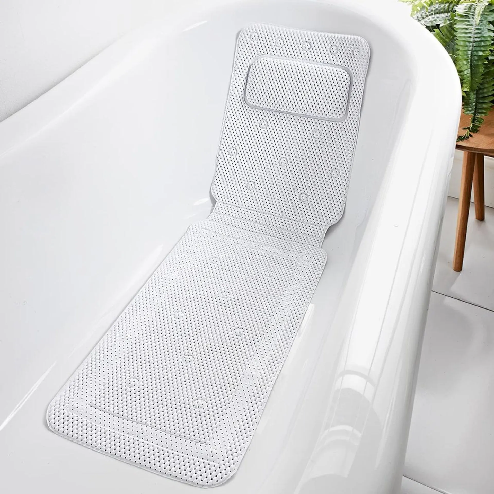 Cushioned Bath Mat & Pillow